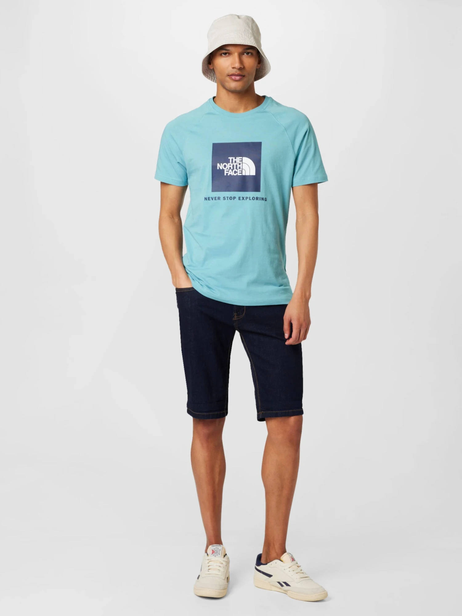 Indicode Jeans Denimshorts Slimfit Jeans Kaden Mænd Mørkeblå - Billede 5