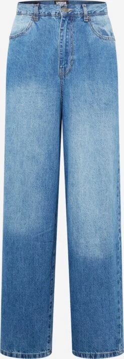 URBAN CLASSICS Straight Leg Regular Jeans 90‘s Mænd Blå