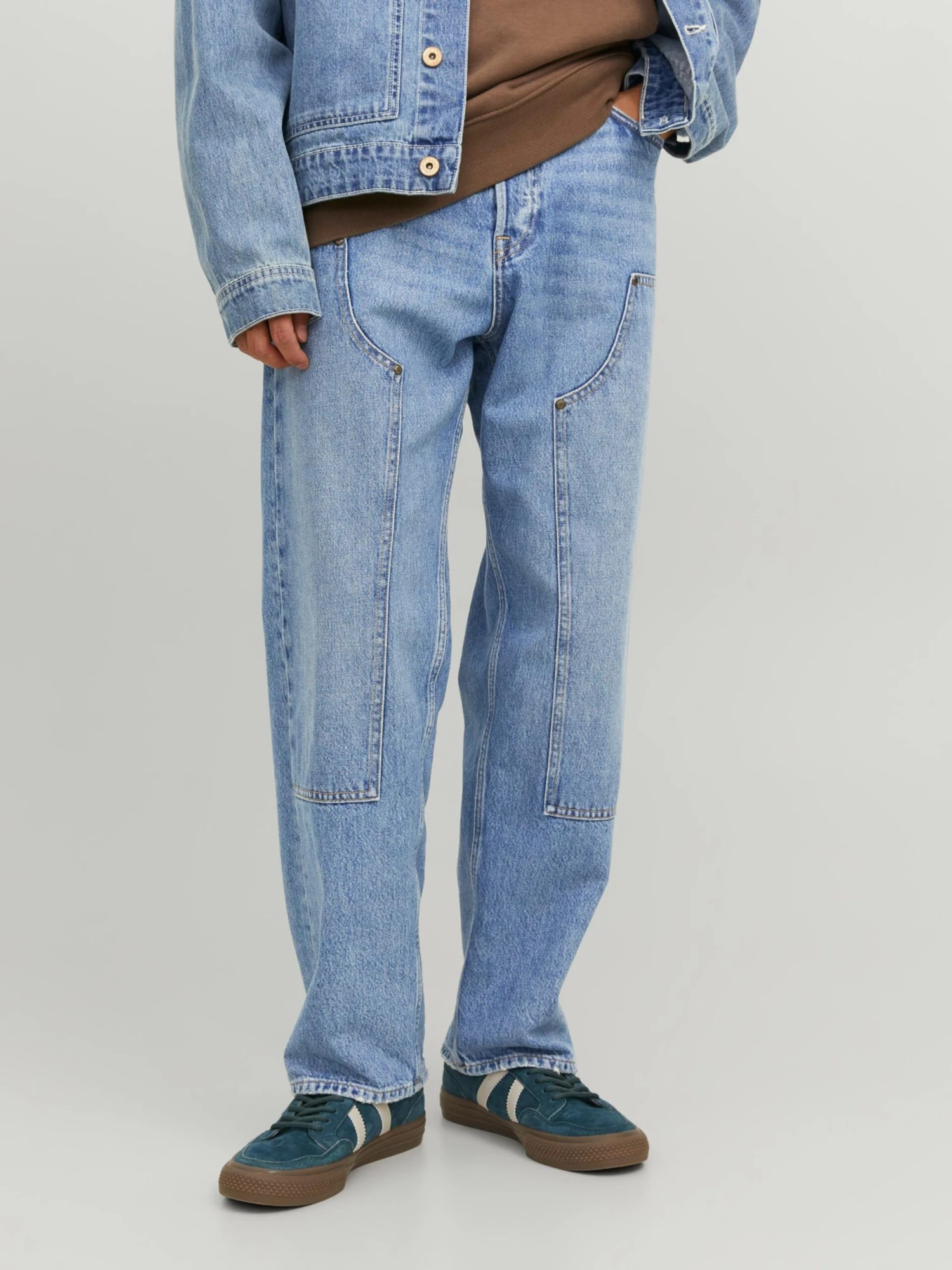 Jack & Jones Loose Fit Loosefit Jeans ALEX Mænd Blå - Billede 3