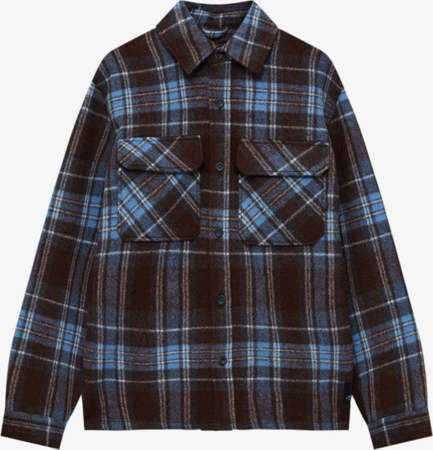 PULL & BEAR Ternede Skjorter Regular Fit Skjorte Mænd Burgunder