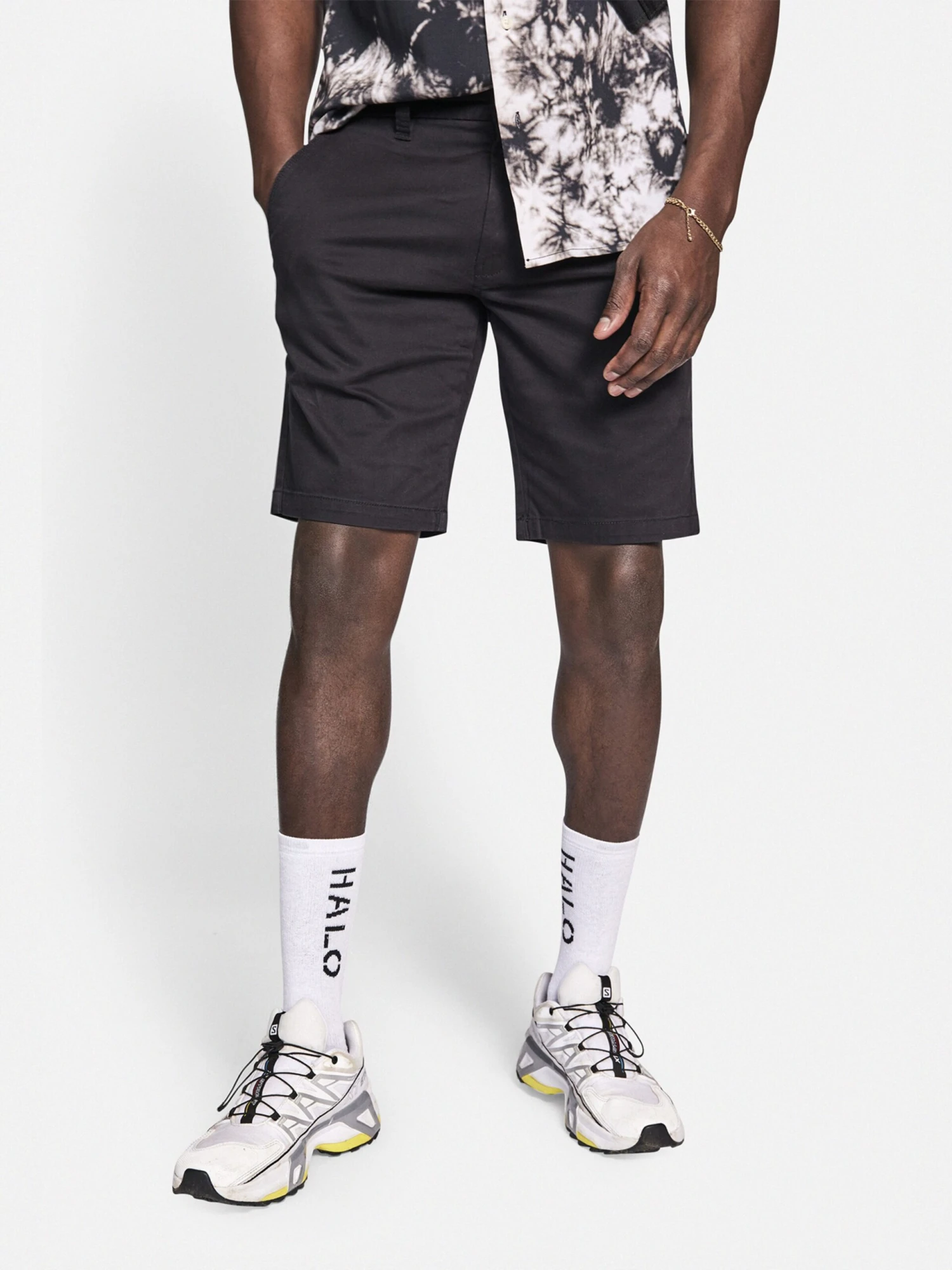 Redefined Rebel Chinoshorts Regular Lærredsbukser Ethan Mænd Sort - Billede 3