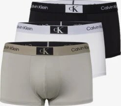 CALVIN KLEIN UNDERWEAR Boxershorts Boksershorts Mænd Lysebeige / Sort / Hvid