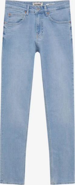 PULL & BEAR Skinny Fit Skinny Jeans Mænd Lyseblå