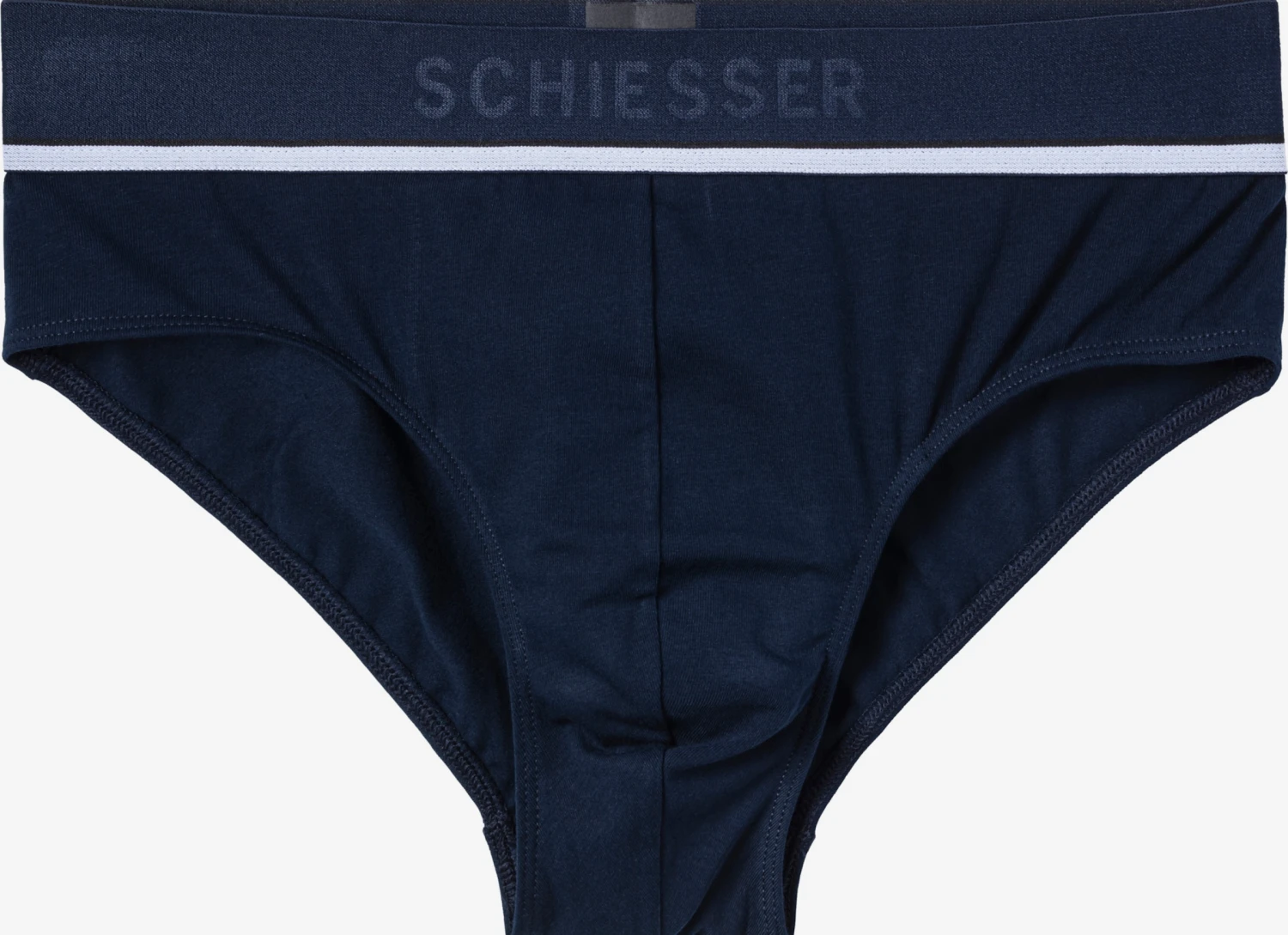 Schiesser Trusser Slip Mænd Navy / Grå-meleret / Sort - Billede 4