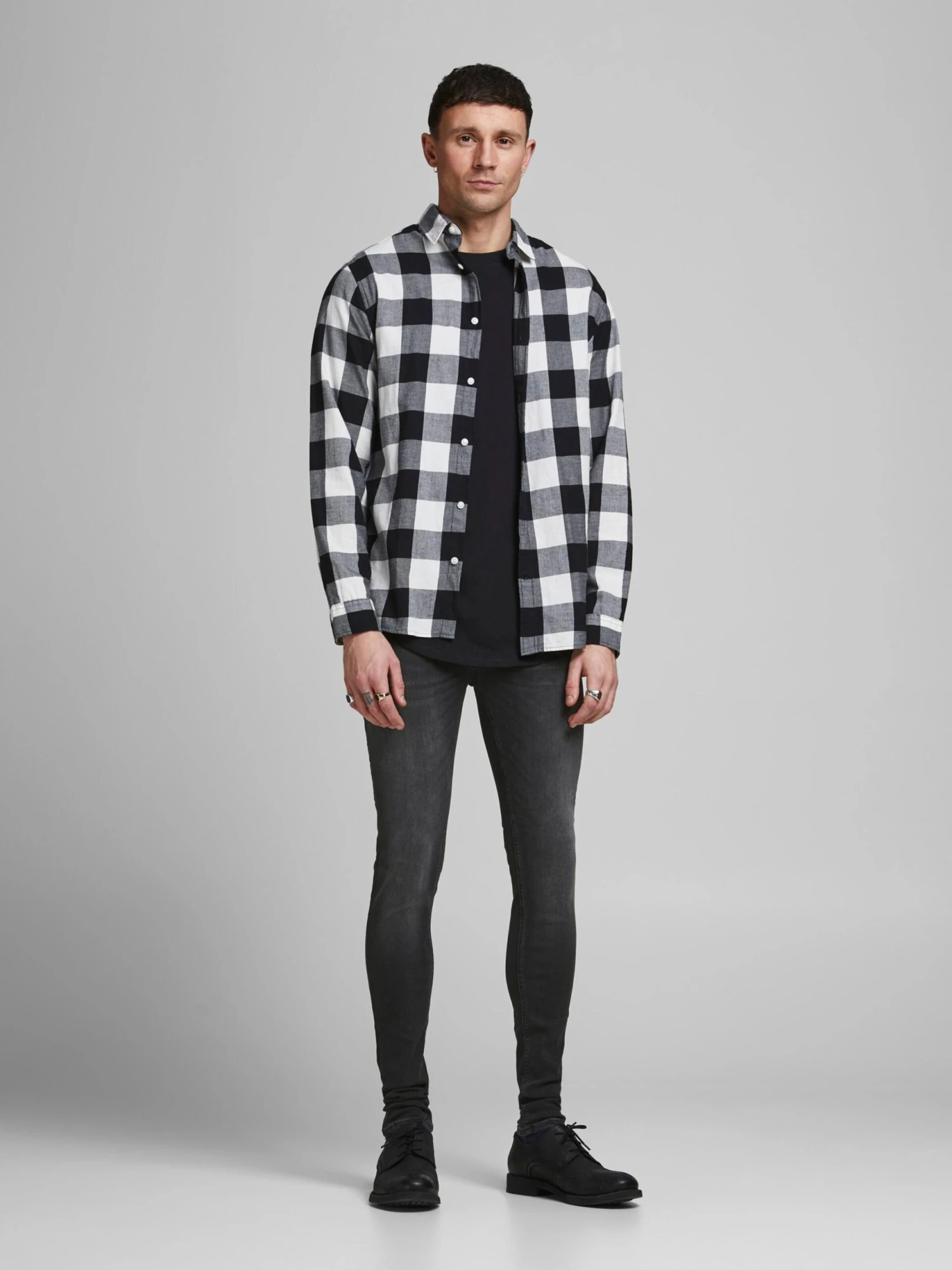 Jack & Jones Skinny Fit Skinny Jeans Tom Mænd Sort - Billede 6