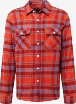 Brixton Ternede Skjorter Regular Fit Skjorte BOWERY Mænd Vinrød / Orangerød