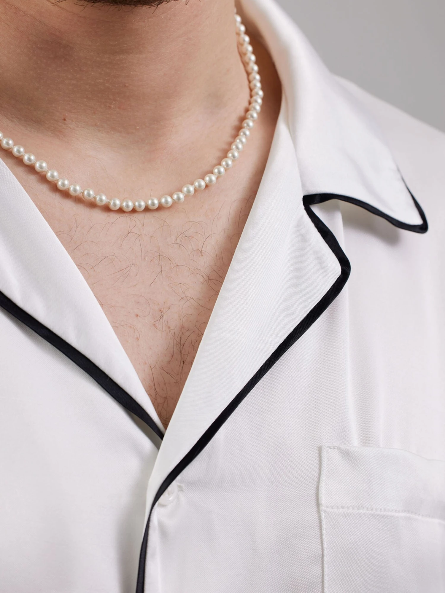 Casual Skjorter Regular Fit Skjorte Yasin Mænd Hvid - Billede 6