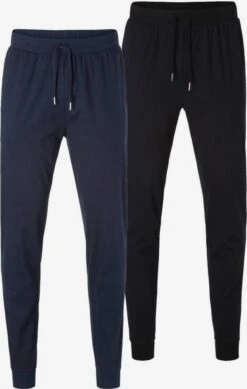 Nattøj Pyjamas Lang Mænd Navy / Sort