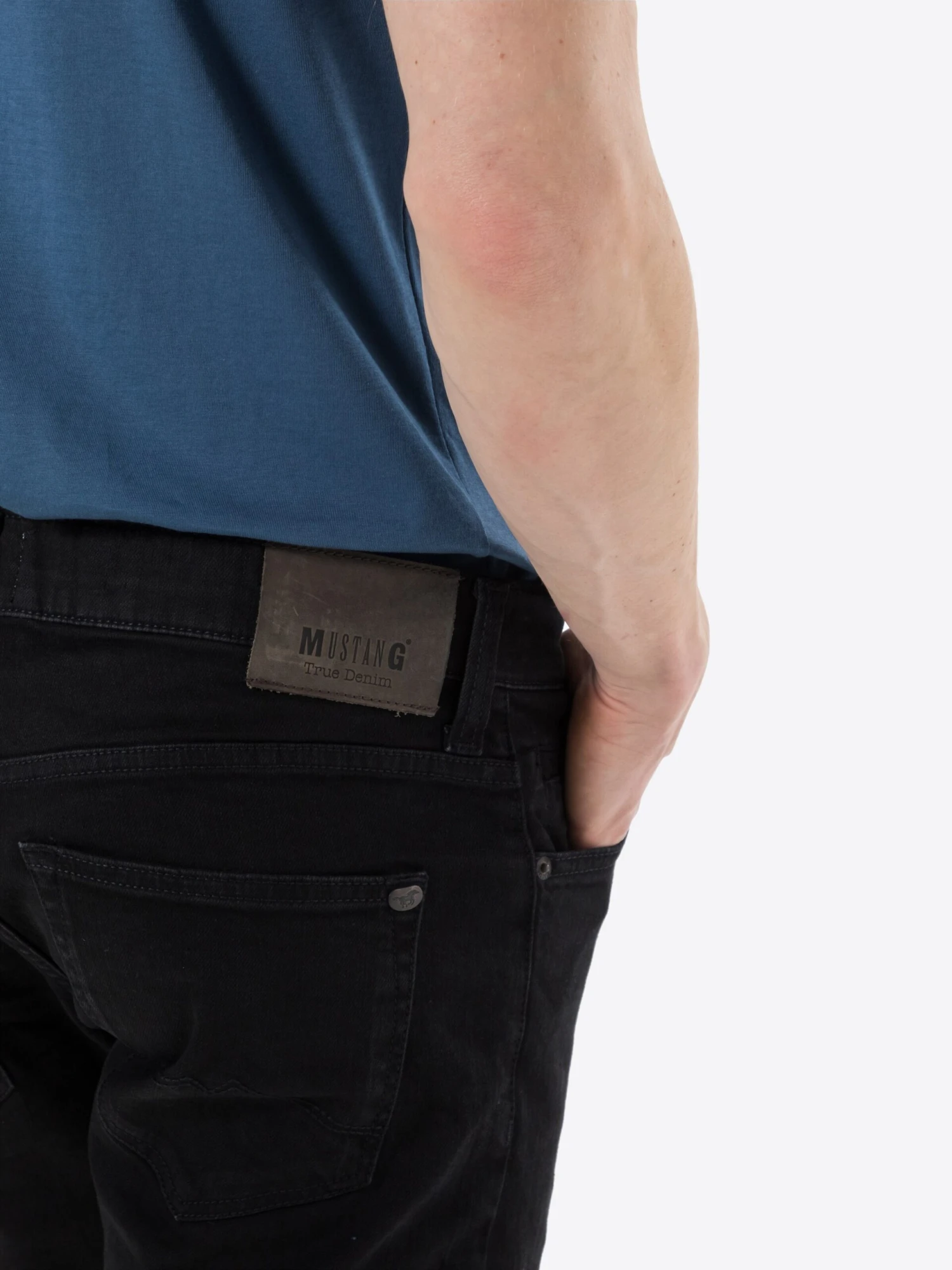 Mustang Skinny Fit Skinny Jeans Oregon Mænd Sort - Billede 13