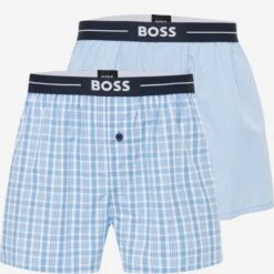 BOSS ORANGE Boxershorts Boksershorts NOS Mænd Røgblå / Natblå / Lyseblå