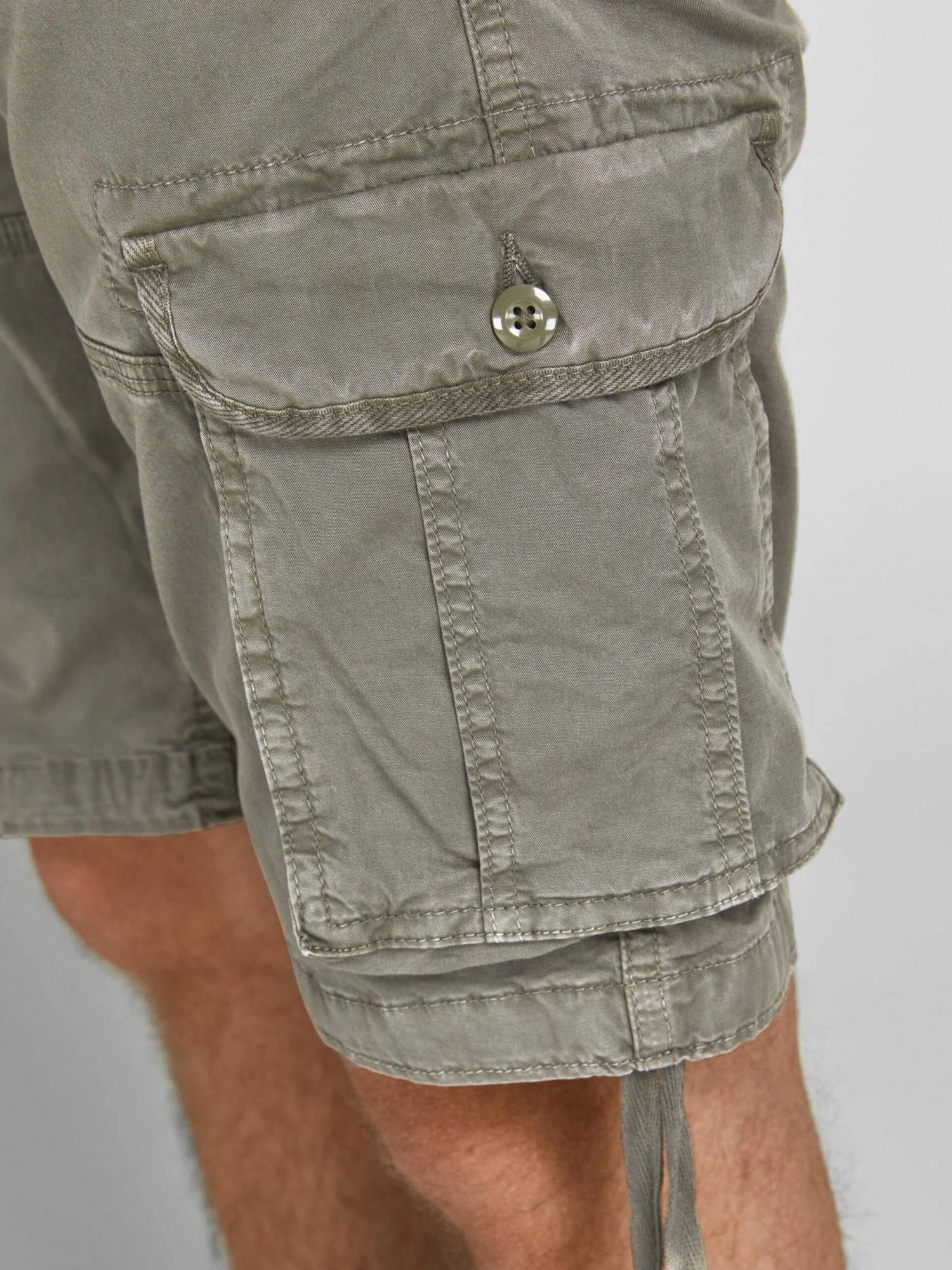 Jack & Jones Cargoshorts Loosefit Cargobukser Zeus Mænd Khaki - Billede 7