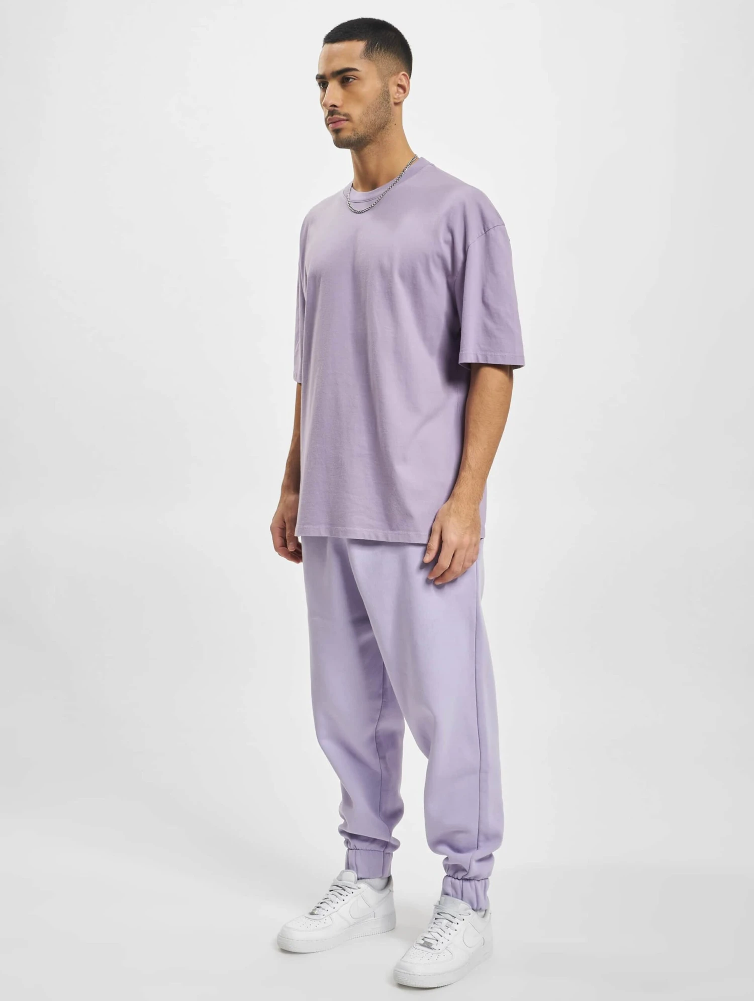 URBAN CLASSICS Joggingbukser Tapered Bukser Mænd Lavendel - Billede 5