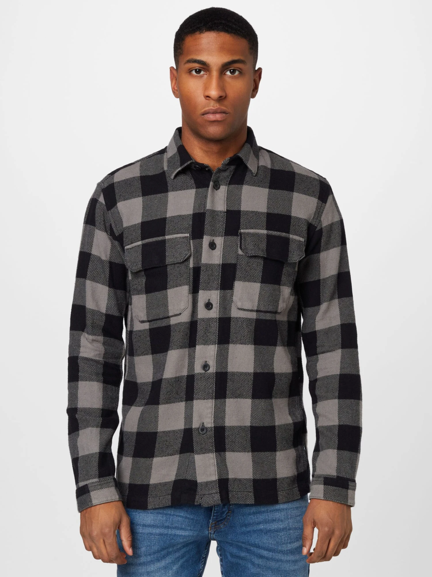 TOM TAILOR Denim Ternede Skjorter Regular Fit Skjorte Mænd Grå - Billede 3