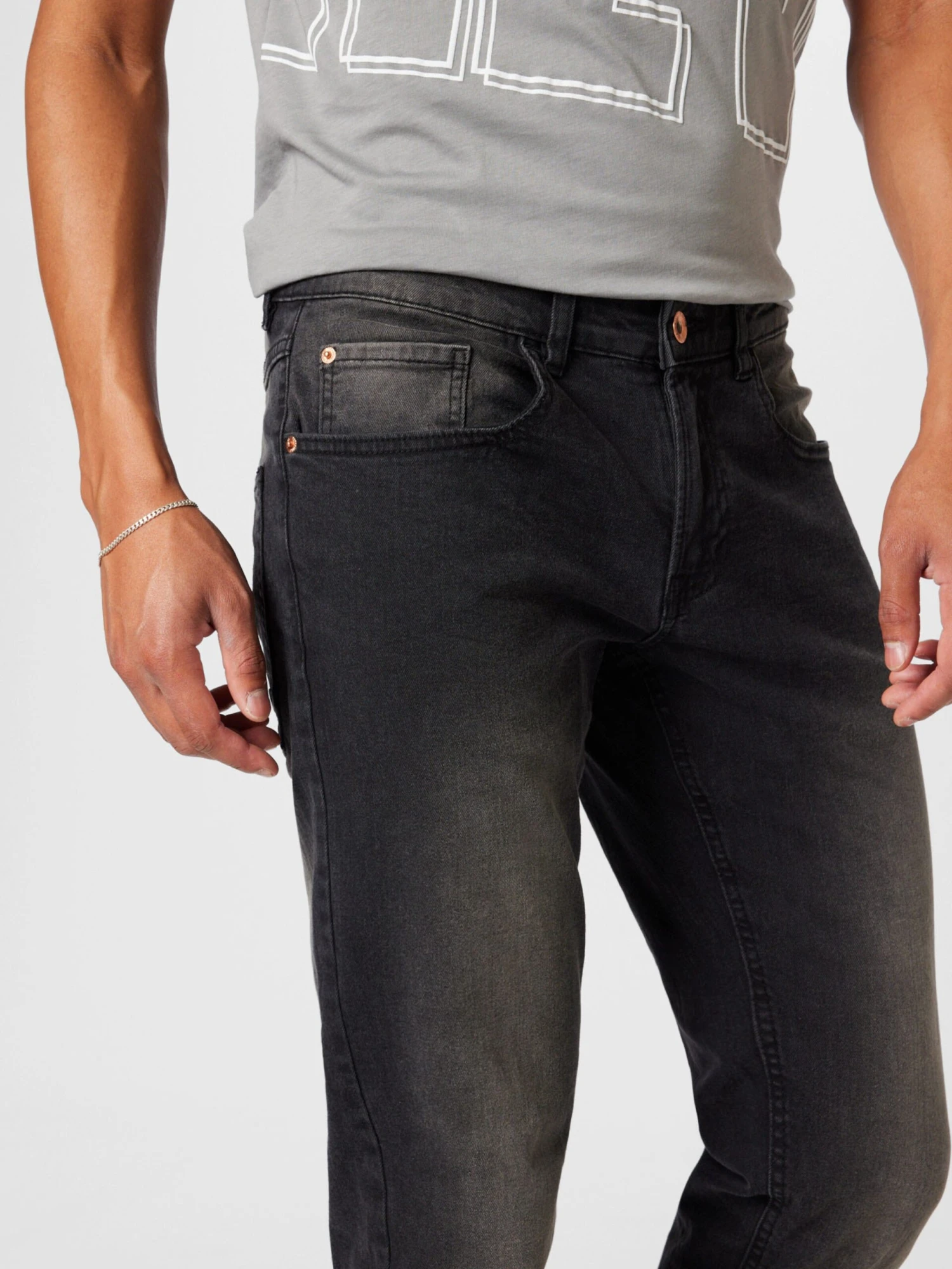 Redefined Rebel Slim Fit Slimfit Jeans Copenhagen Mænd Sort - Billede 2
