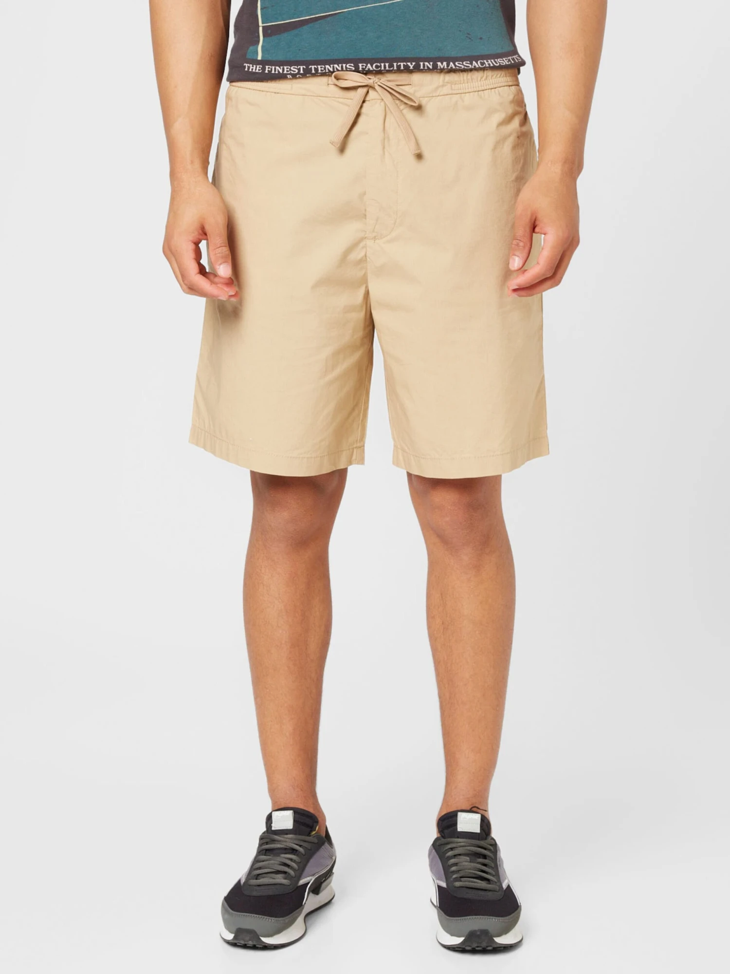 United Colors Of Benetton Shorts Loosefit Bukser Mænd Beige - Billede 3