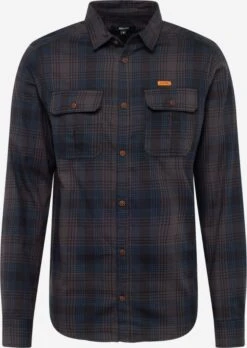 Iriedaily Ternede Skjorter Regular Fit Skjorte Big Valle Mænd Sort