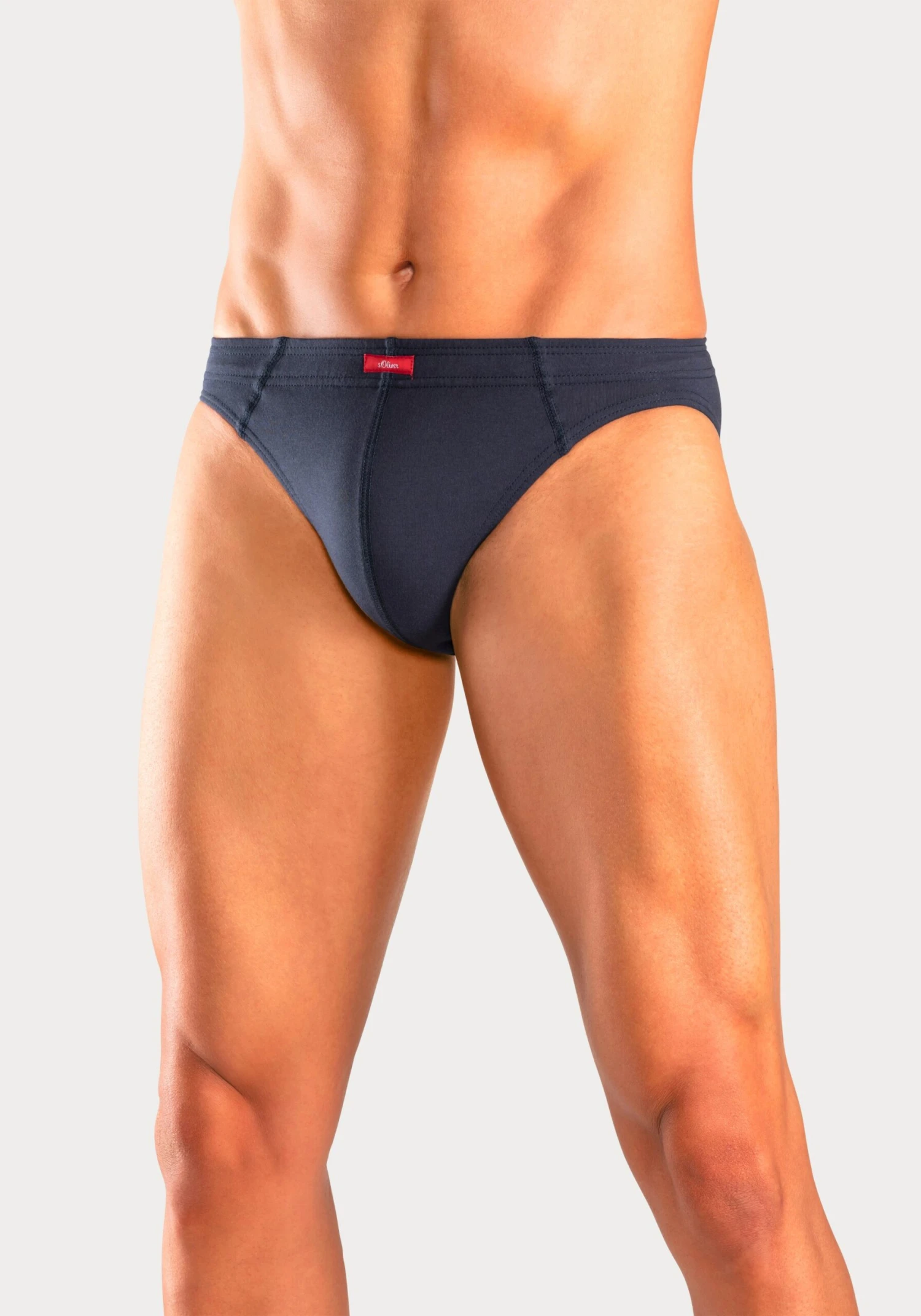 S.Oliver Trusser Slip Mænd Natblå / Sort / Hvid - Billede 2