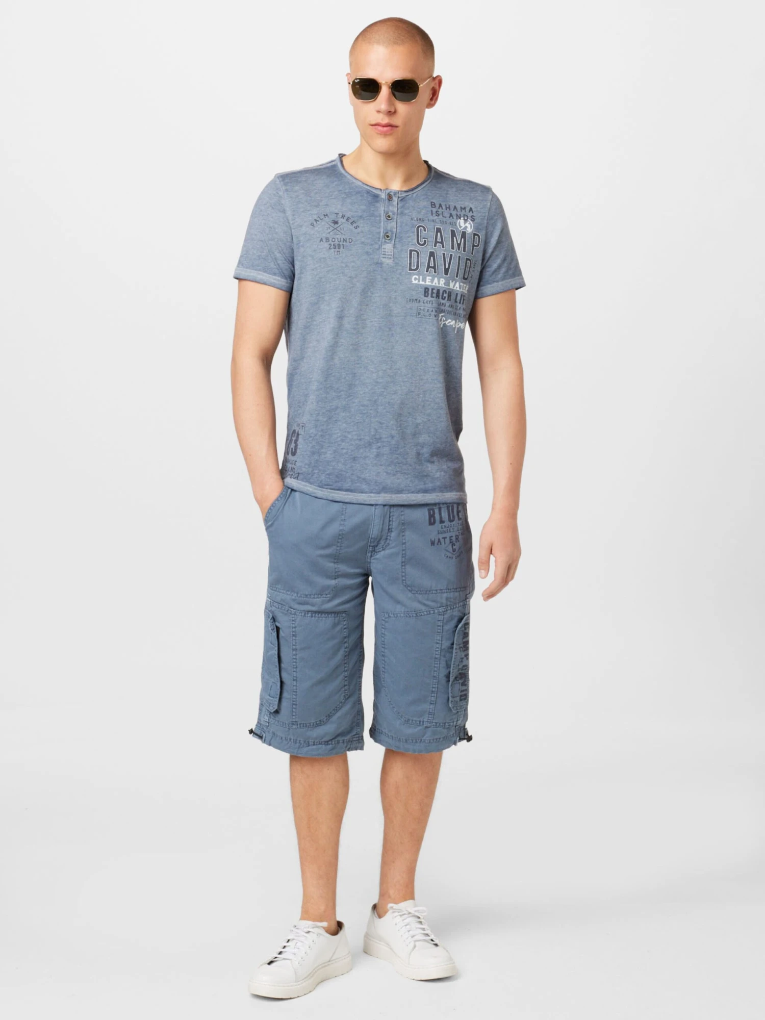 Camp David Cargoshorts Regular Cargobukser Mænd Basalgrå - Billede 5