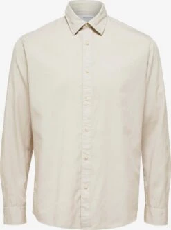 Selected Homme Casual Skjorter Regular Fit Skjorte Mænd Creme