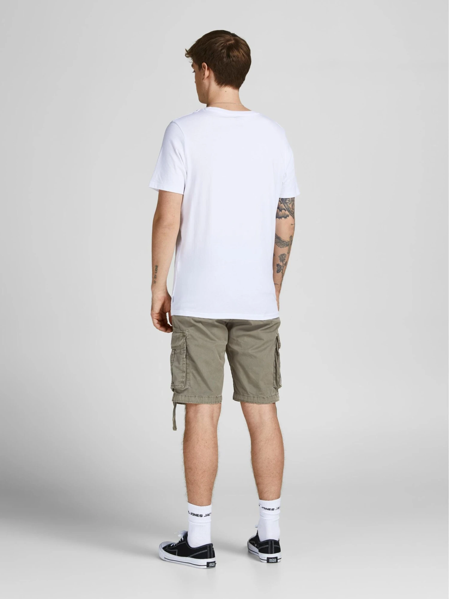 Jack & Jones Cargoshorts Loosefit Cargobukser Zeus Mænd Khaki - Billede 4