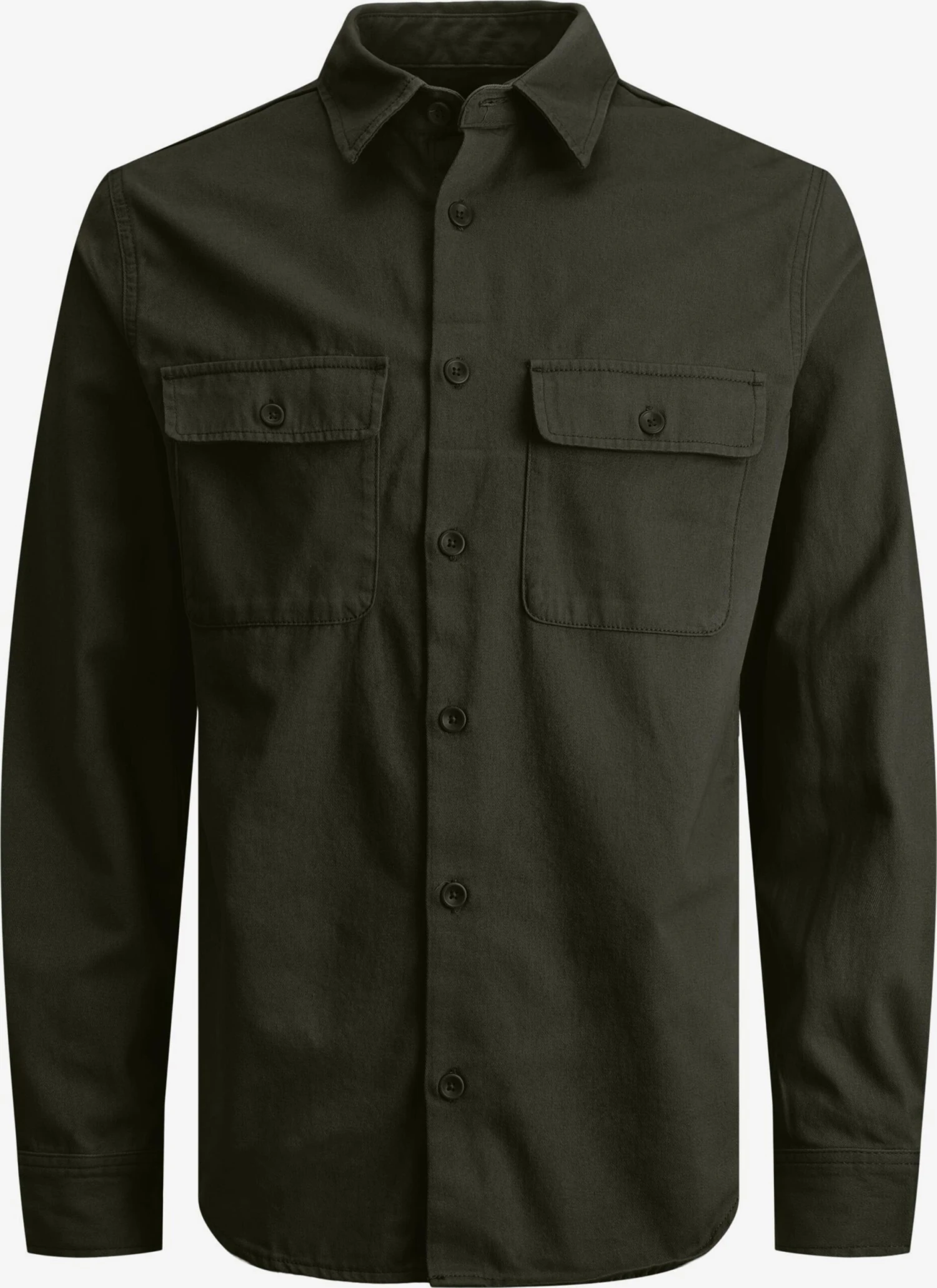 Jack & Jones Casual Skjorter Slim Fit Skjorte DARREN Mænd Mørkegrøn