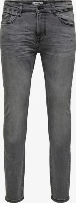 Only & Sons Skinny Fit Skinny Jeans Warp Mænd Grå