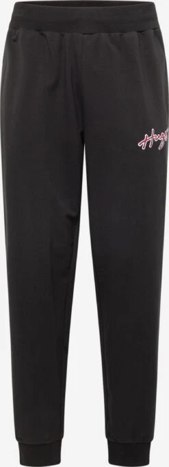Hugo Joggingbukser Regular Bukser Varsity Mænd Sort