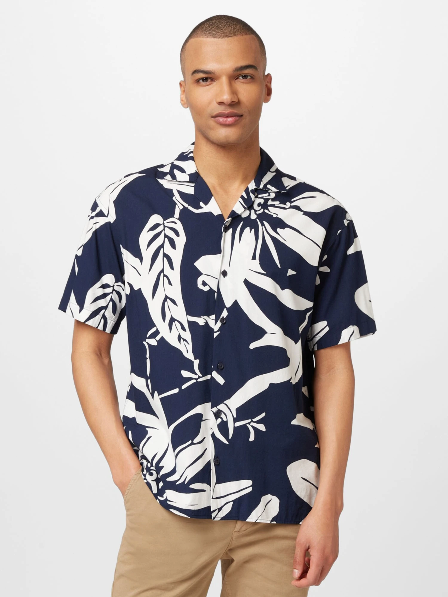 Jack & Jones Casual Skjorter Comfort Fit Skjorte Mænd Navy - Billede 3