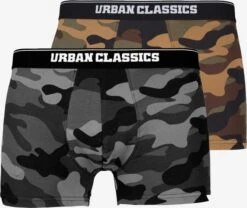 URBAN CLASSICS Underbukser Boksershorts Mænd Grå / Khaki