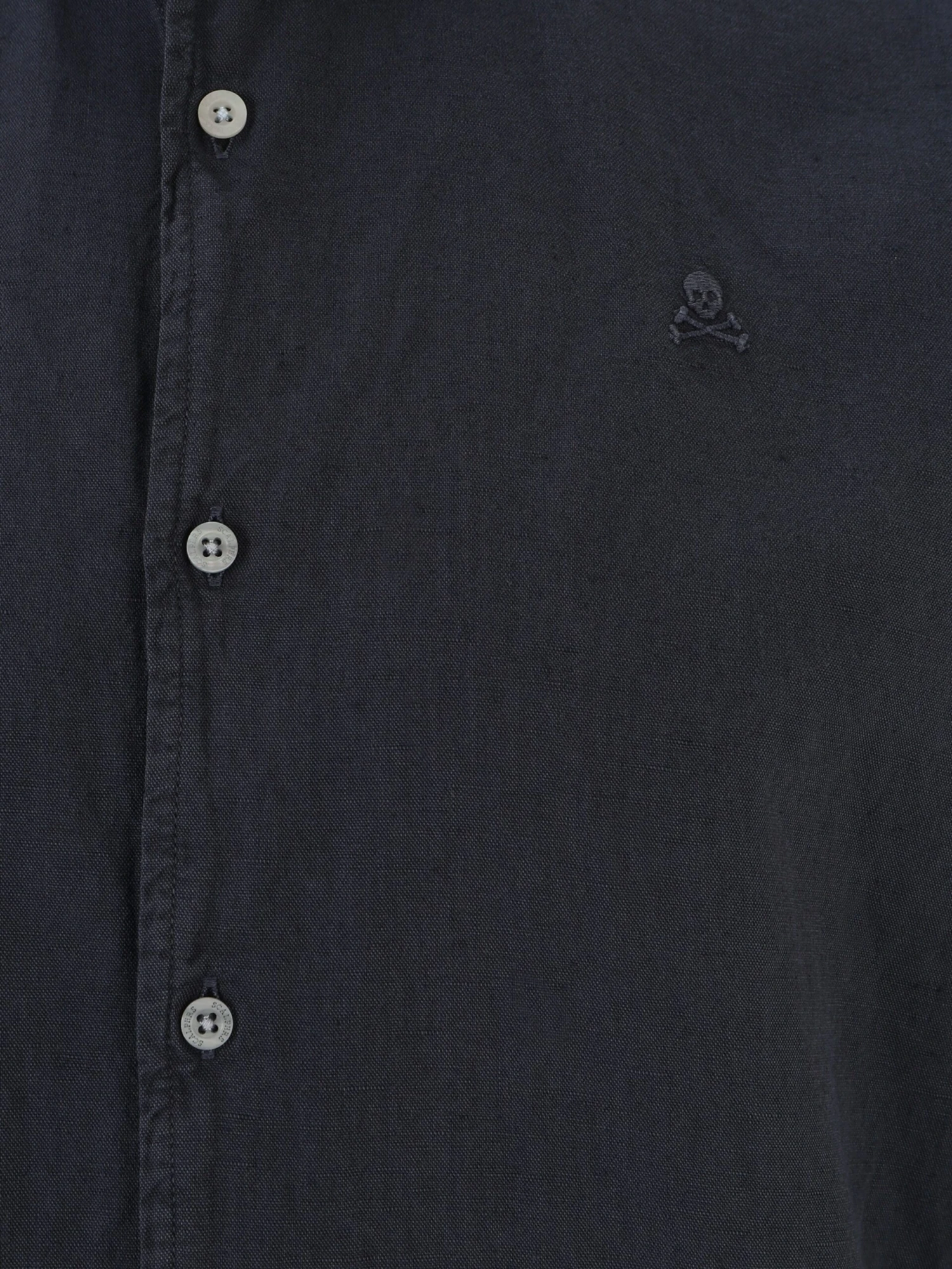 Scalpers Casual Skjorter Regular Fit Skjorte Mænd Natblå - Billede 3