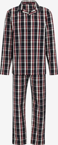 Nattøj Pyjamas Lang Mænd Koboltblåt