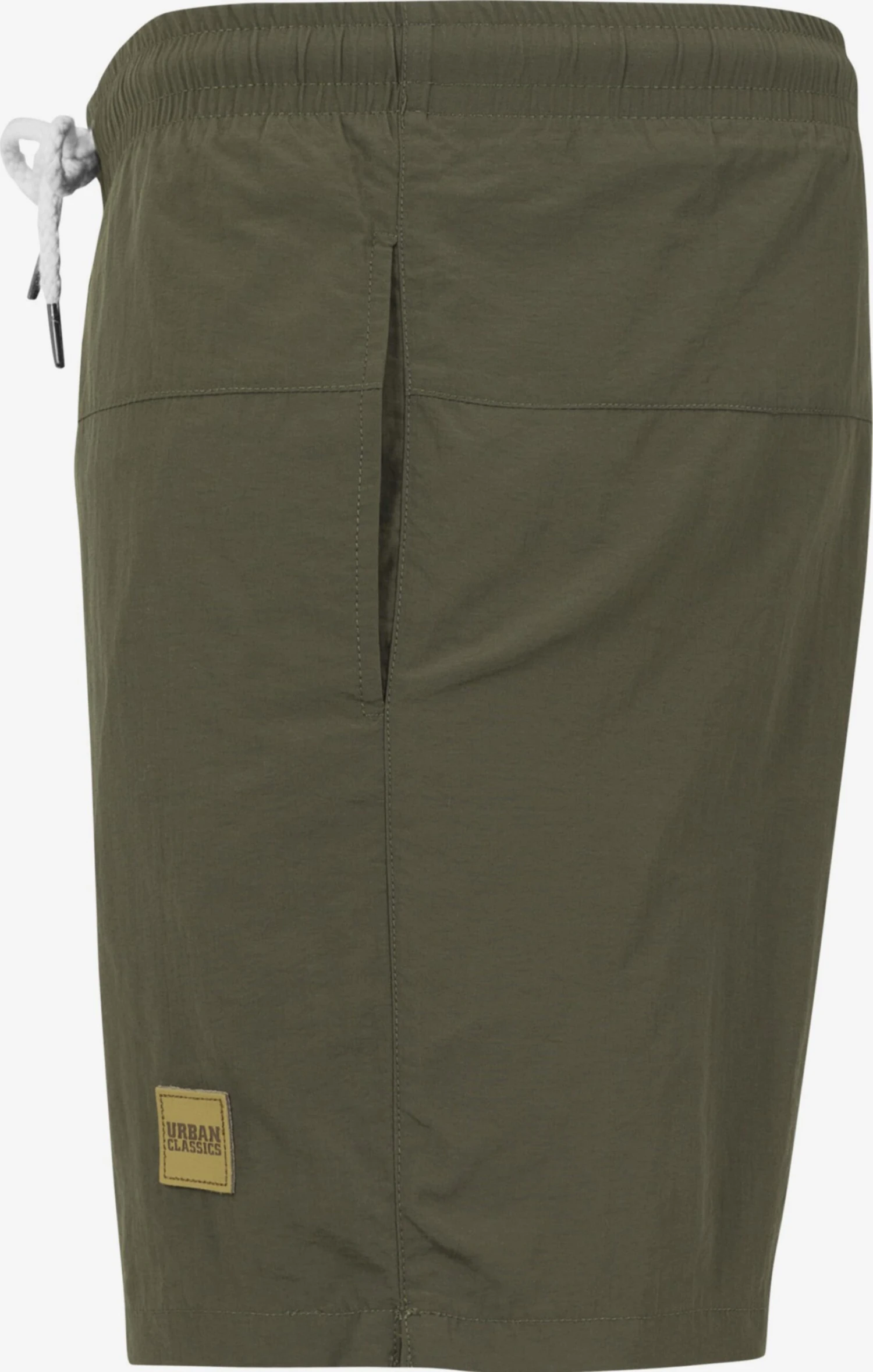 URBAN CLASSICS Badetøj Badeshorts Block Swim Mænd Khaki - Billede 2