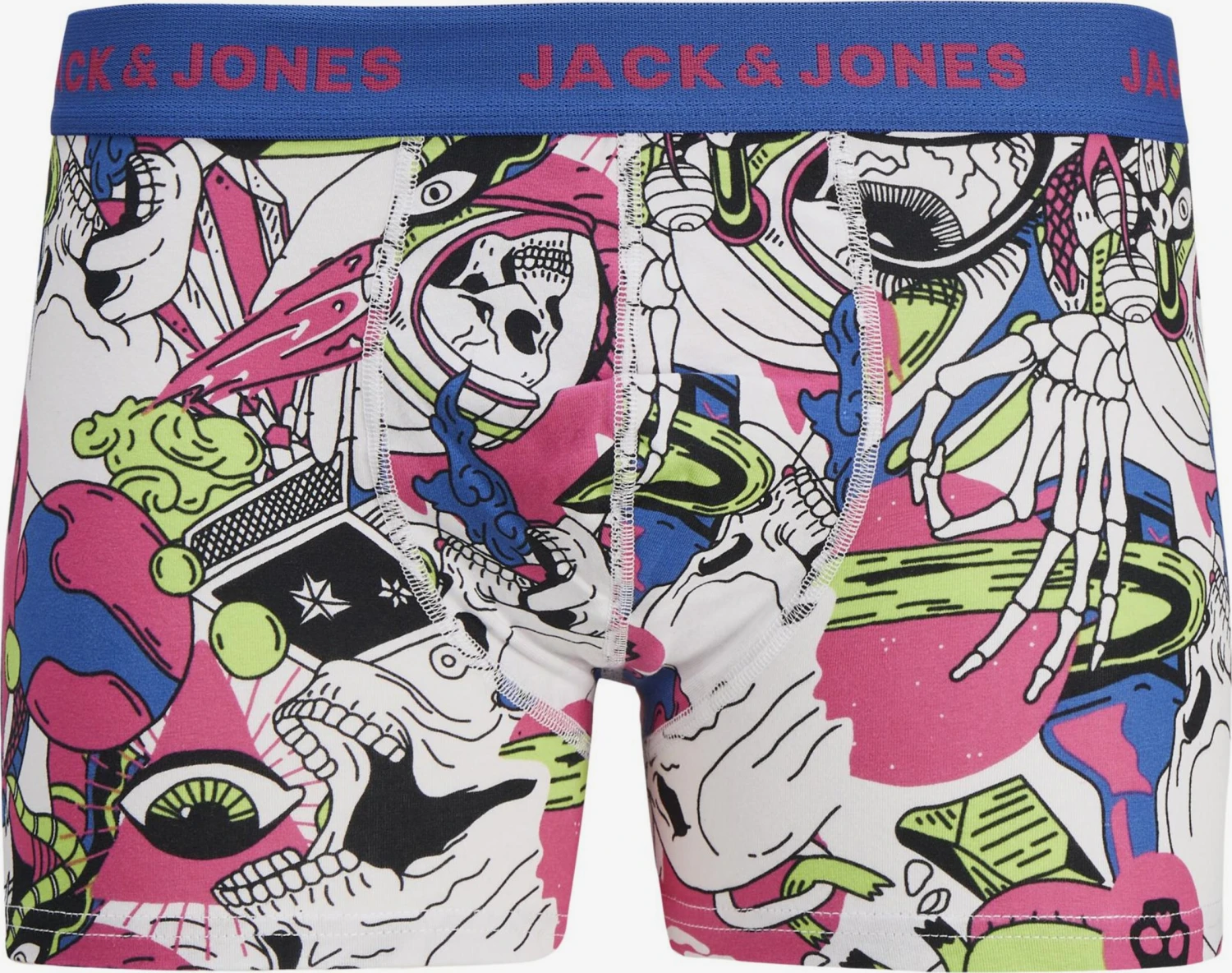 Jack & Jones Underbukser Boksershorts SPACE SKULL Mænd Himmelblå / Mørkegrå / Mørkelilla / Sort - Billede 4