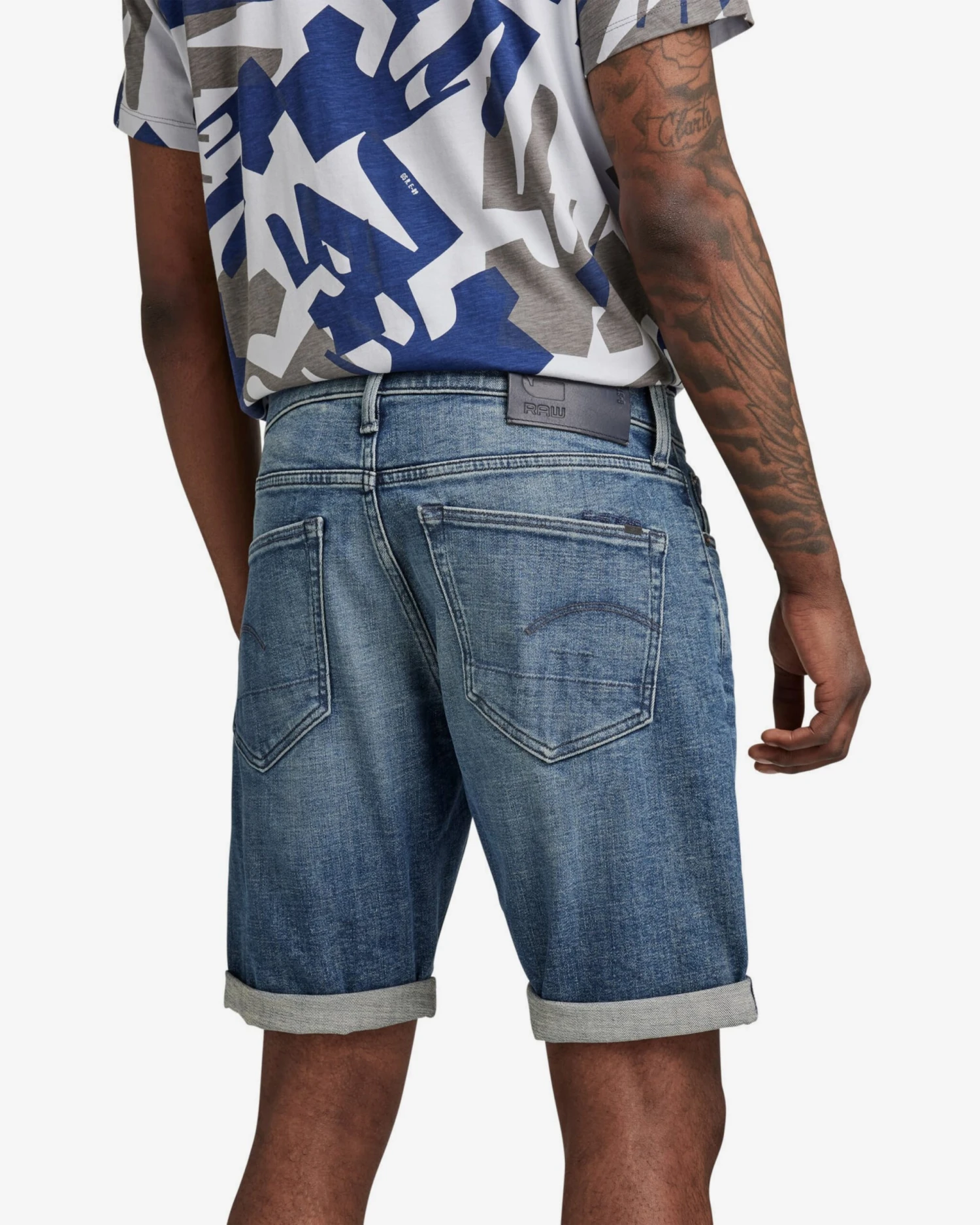 G-Star Raw Denimshorts Slimfit Jeans Mænd Blå - Billede 4