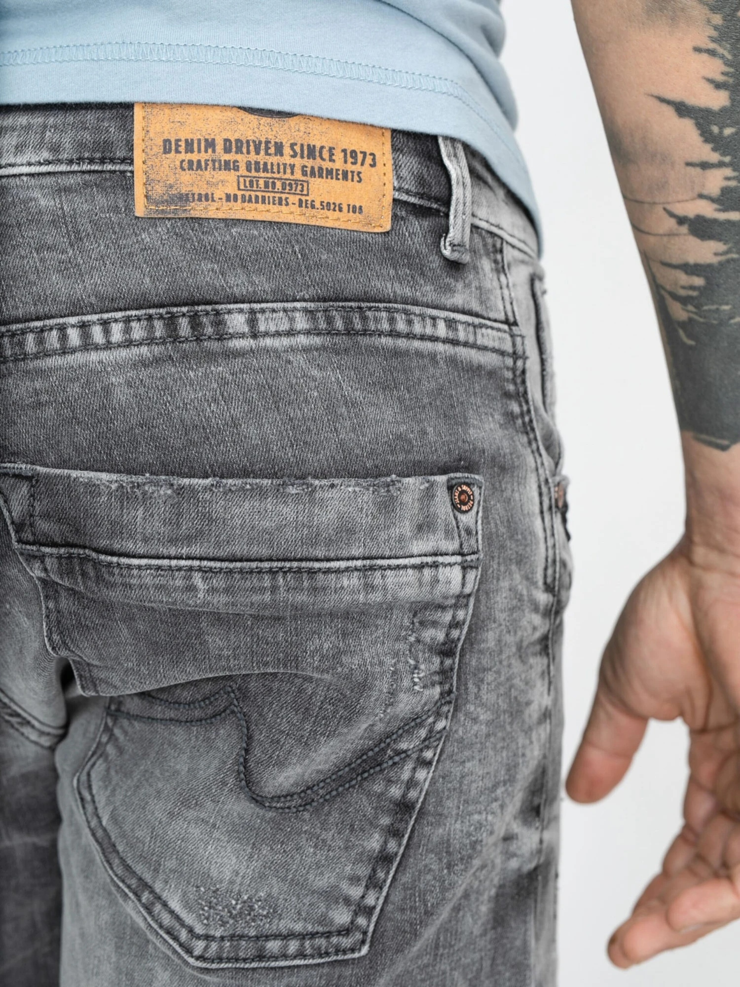 Petrol Industries Denimshorts Regular Jeans Blizzard Mænd Blå - Billede 8