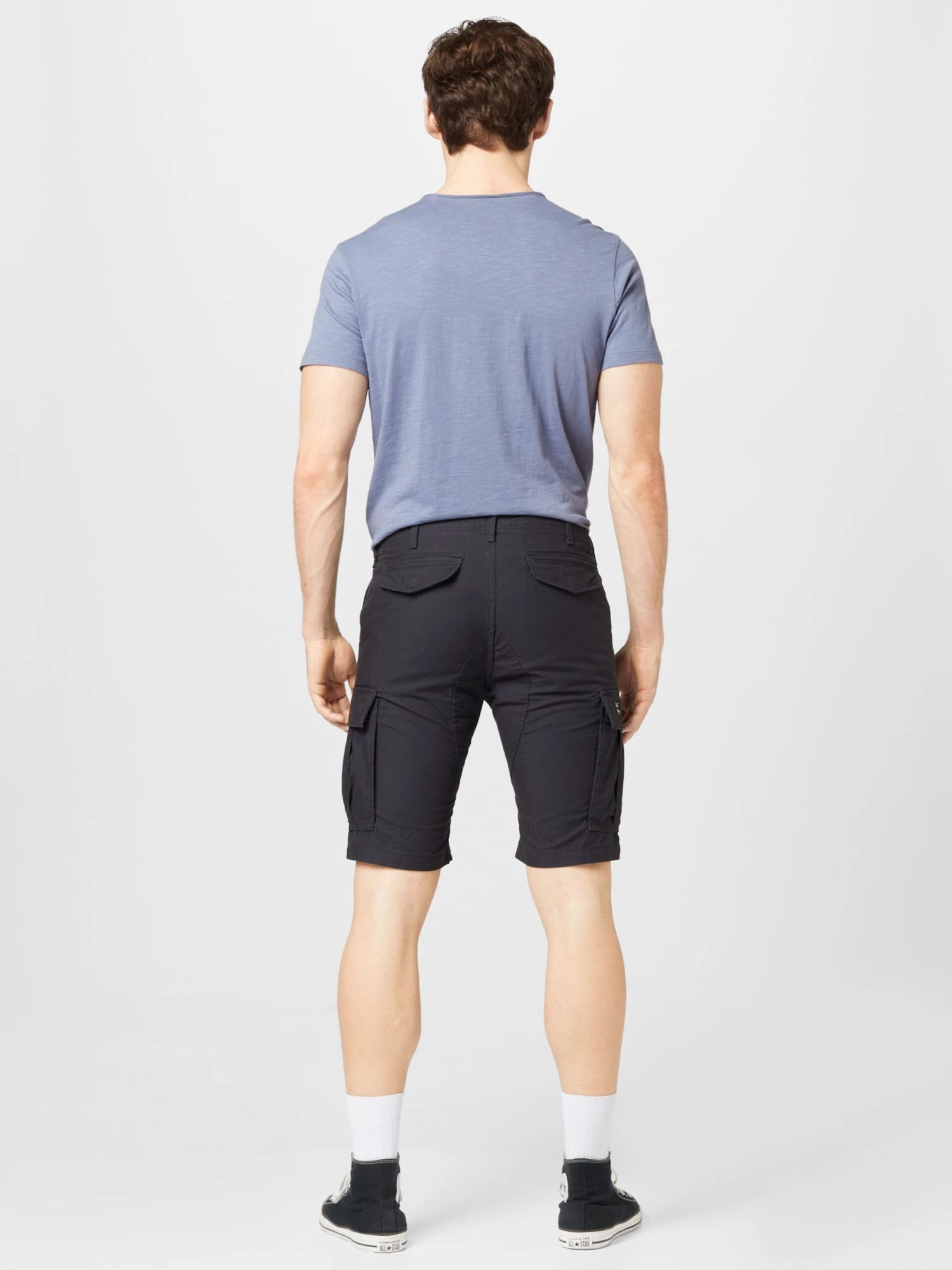 Cargoshorts Regular Cargobukser Kirby Mænd Antracit - Billede 4