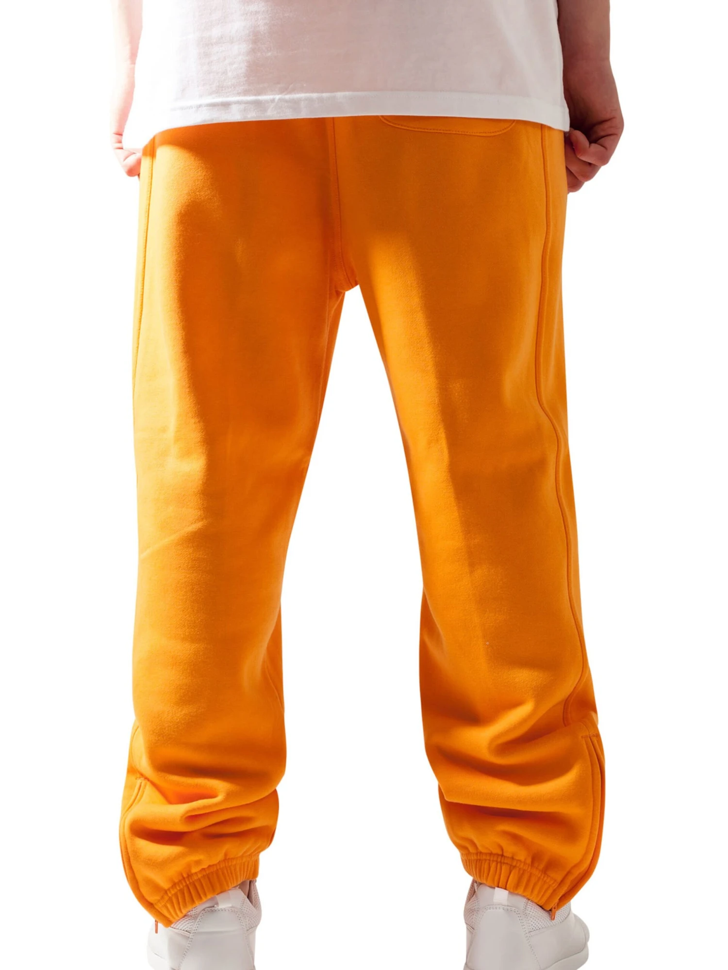 URBAN CLASSICS Joggingbukser Tapered Bukser Mænd Lyseorange - Billede 4