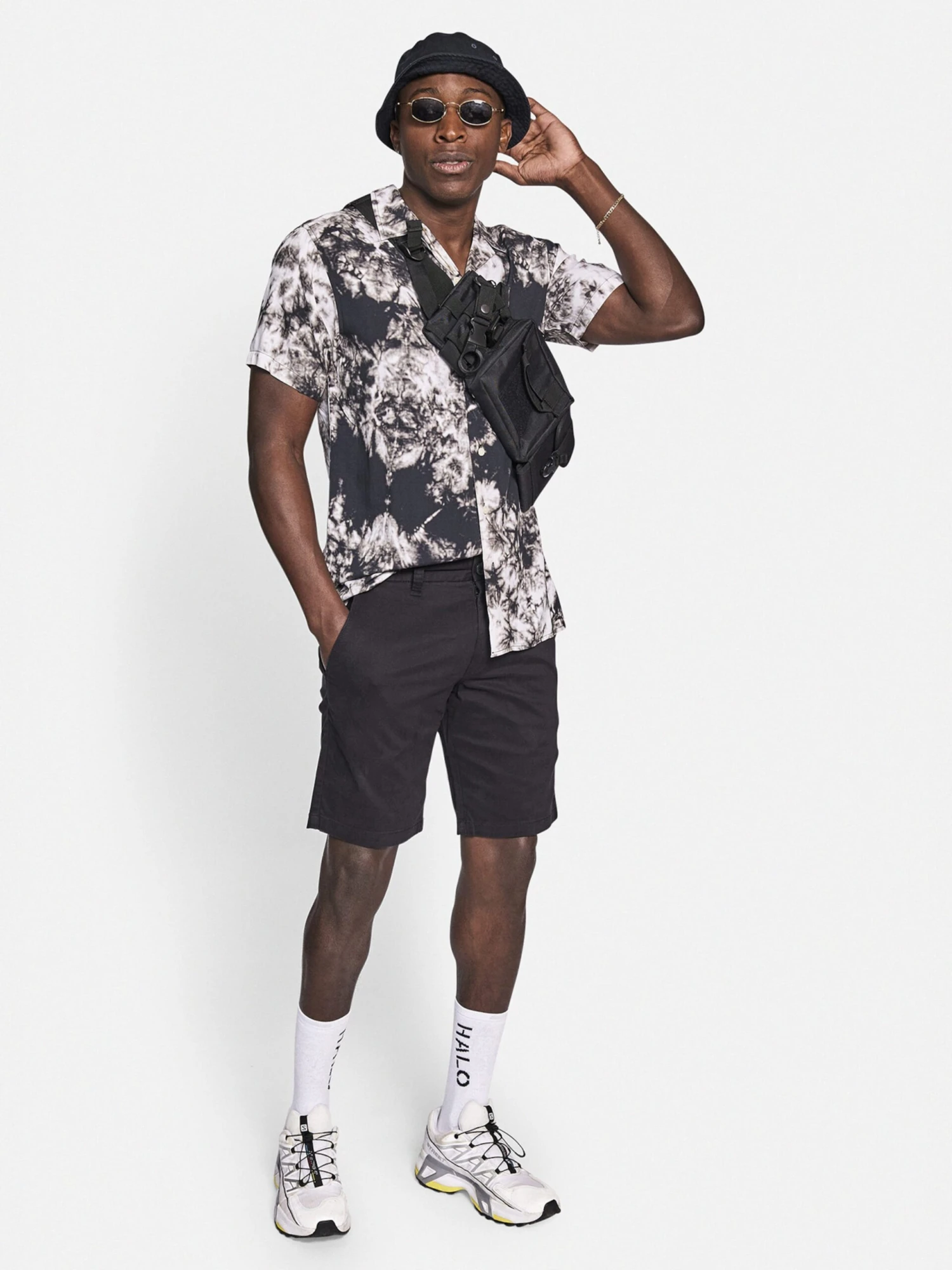 Redefined Rebel Chinoshorts Regular Lærredsbukser Ethan Mænd Sort - Billede 5