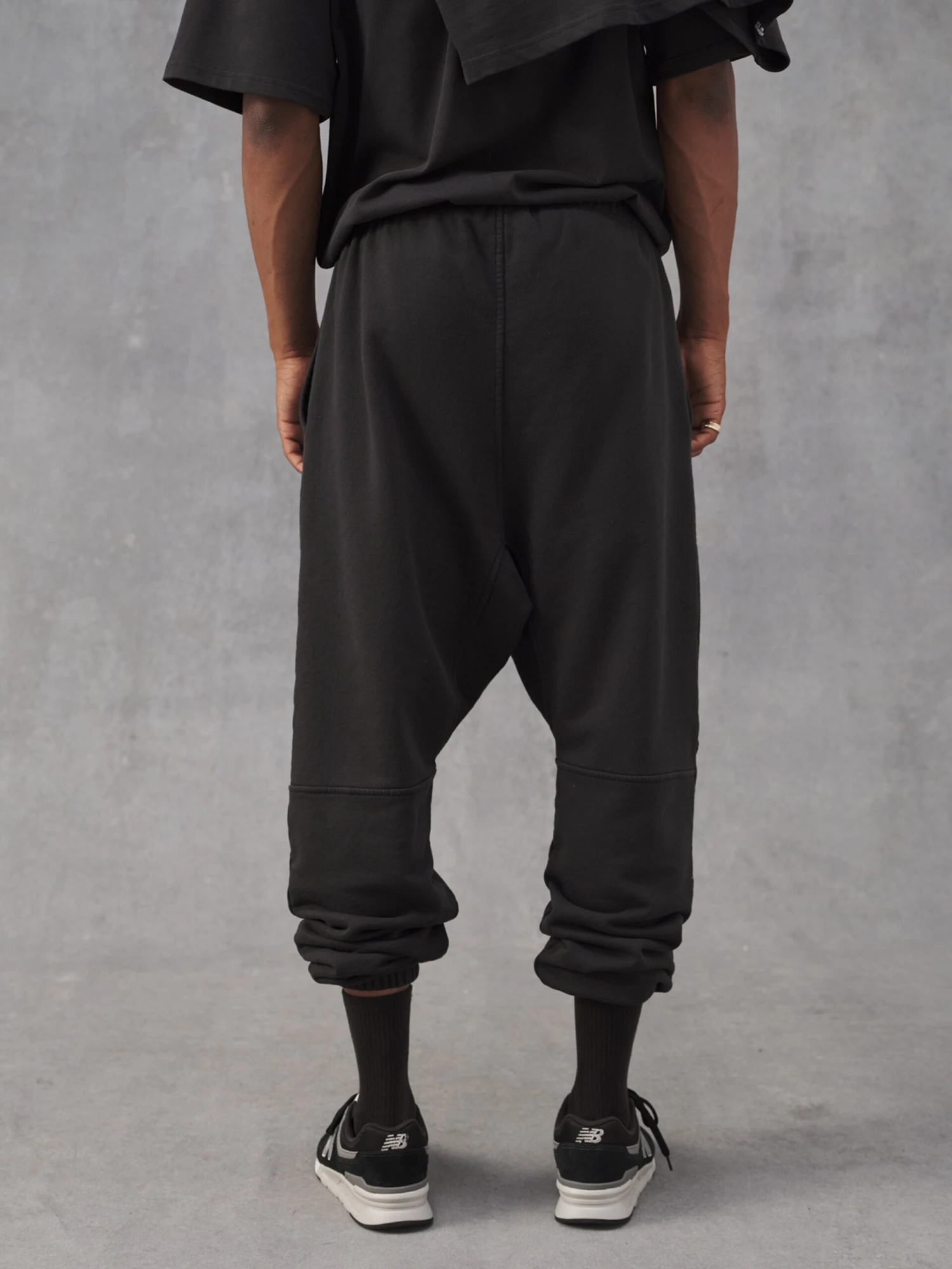 Joggingbukser Tapered Bukser Jonas Mænd Sort - Billede 3