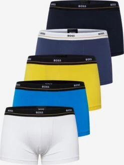 Underbukser Boksershorts Mænd Blå / Gul / Hvid