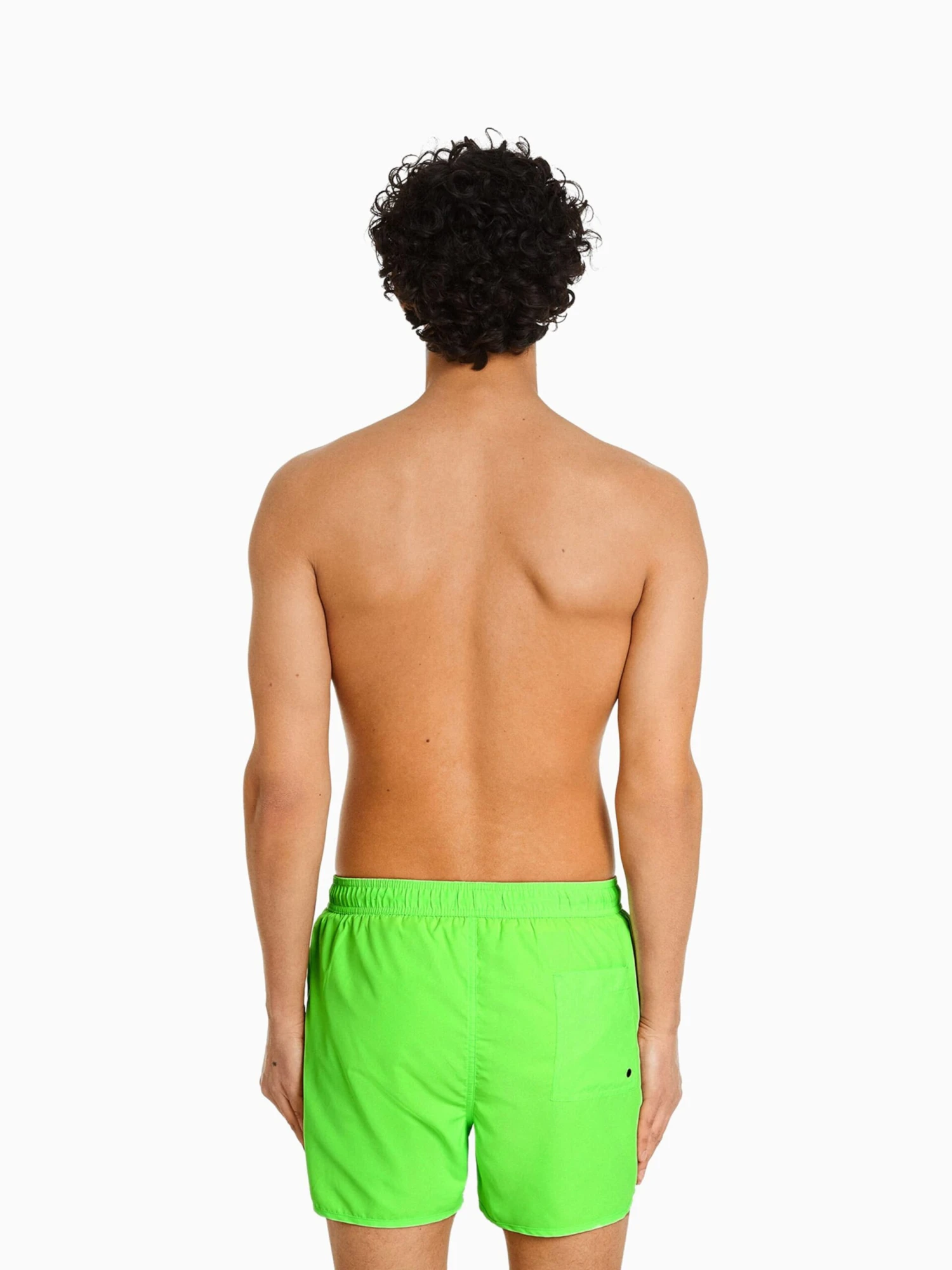 BERSHKA Badetøj Badeshorts Mænd Neongrøn - Billede 3