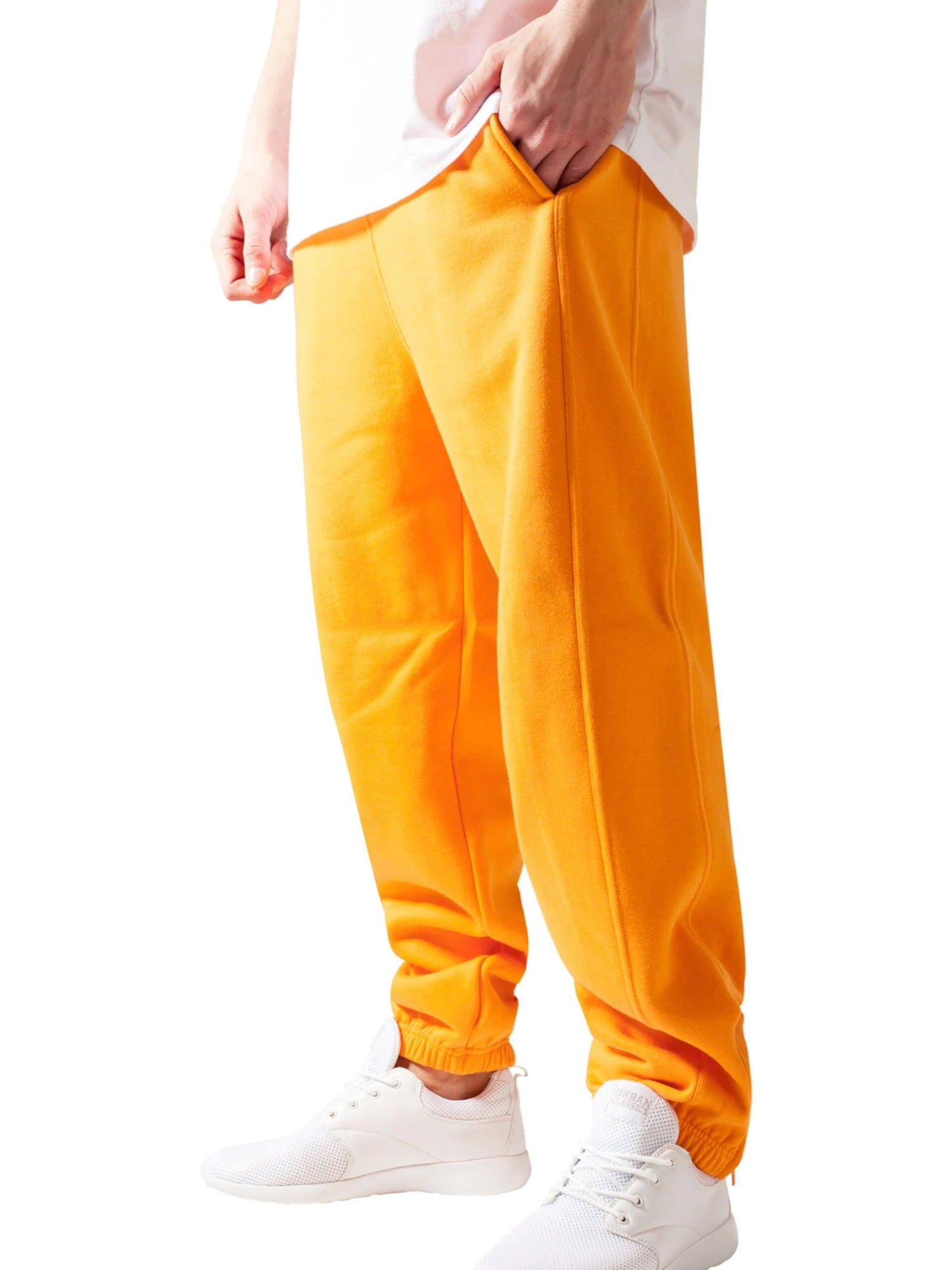 URBAN CLASSICS Joggingbukser Tapered Bukser Mænd Lyseorange - Billede 2