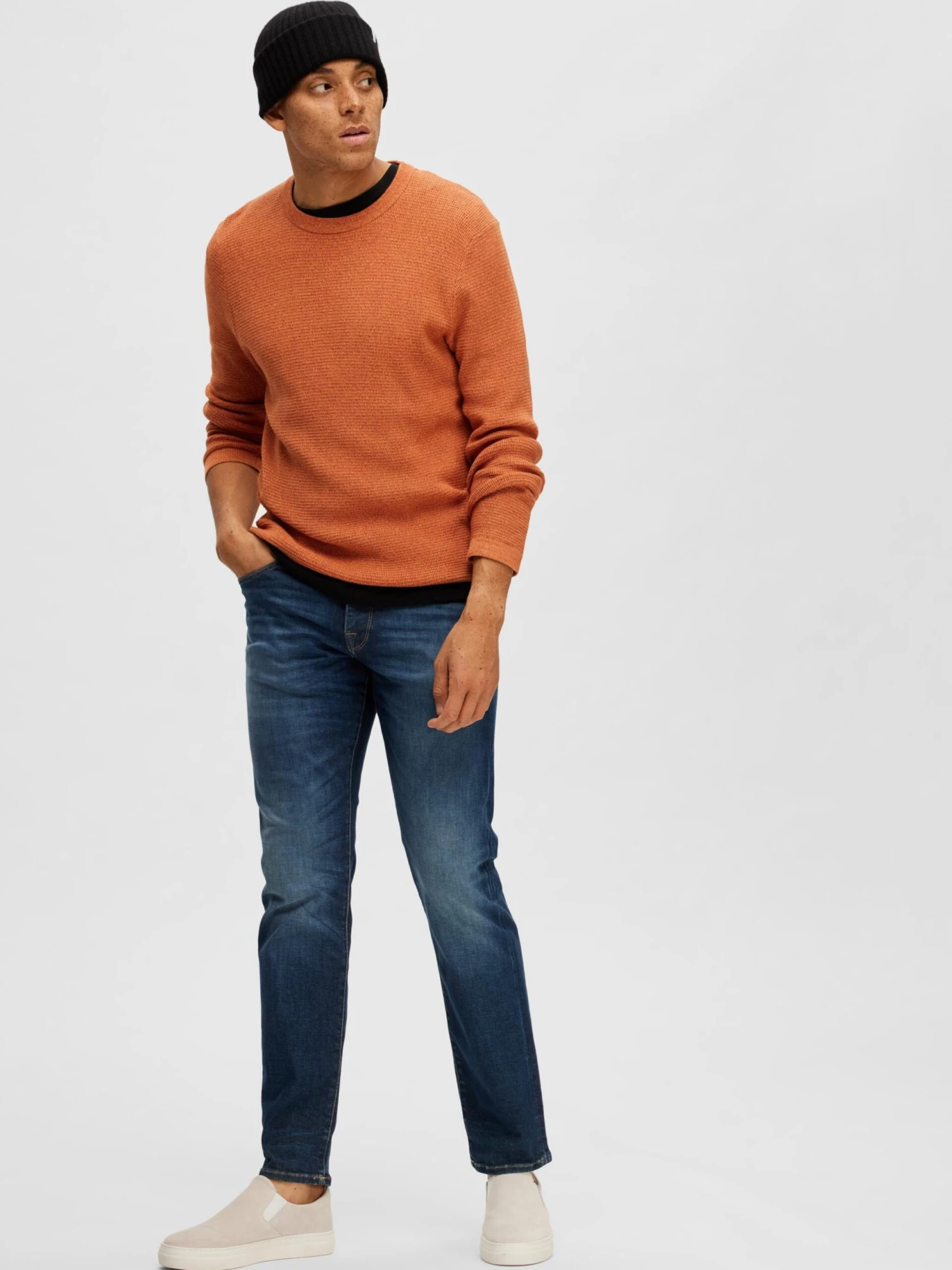 Selected Homme Straight Leg Regular Jeans SCOTT Mænd Blå - Billede 5