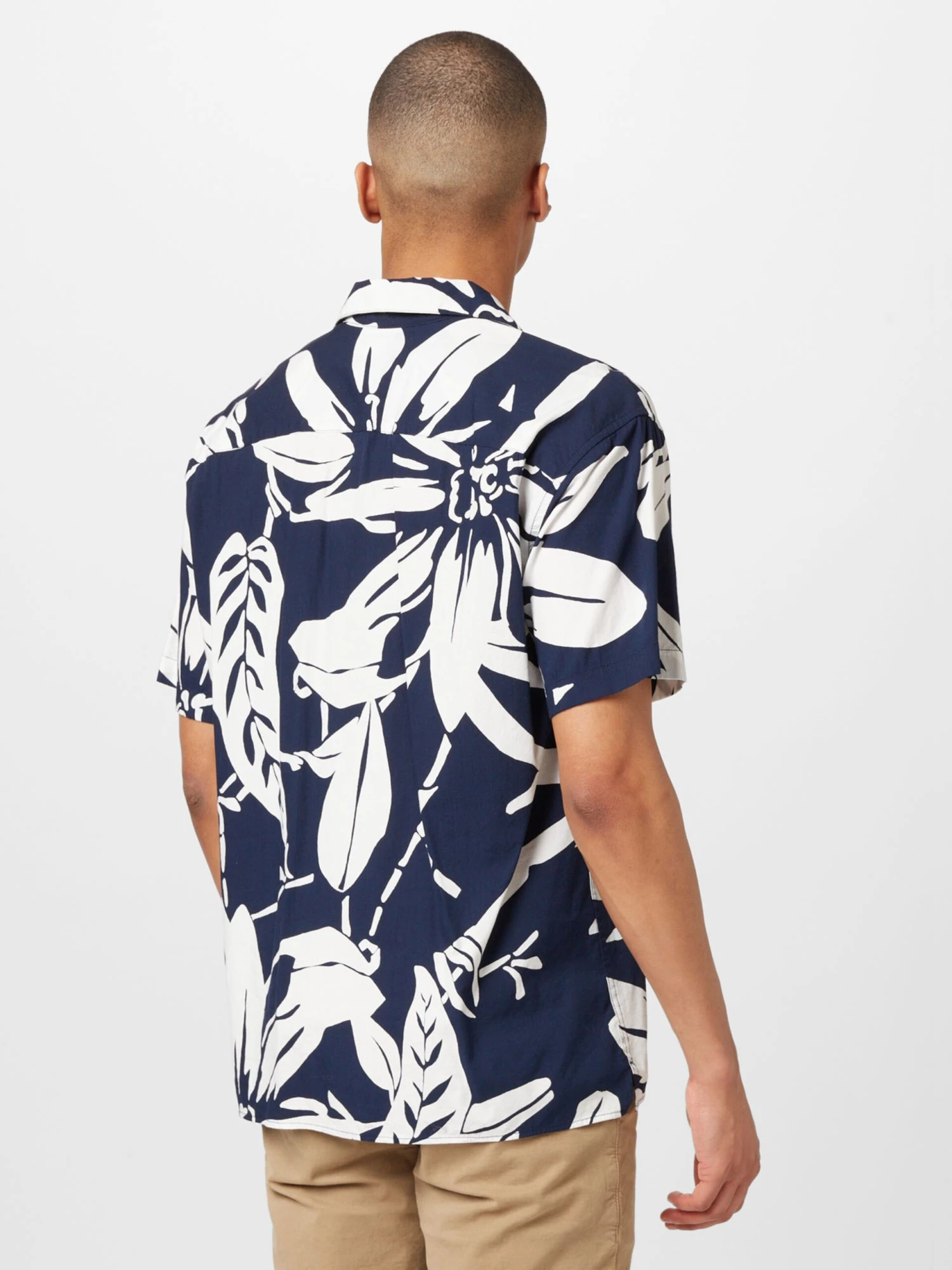 Jack & Jones Casual Skjorter Comfort Fit Skjorte Mænd Navy - Billede 4