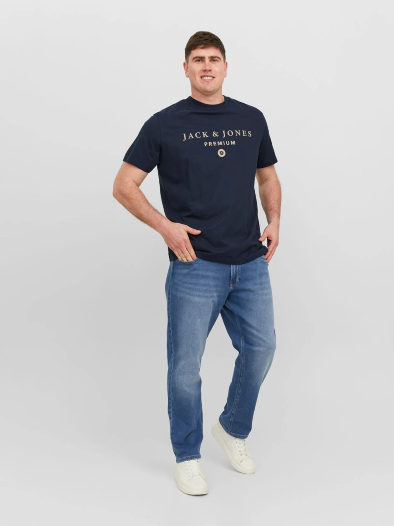 Jack & Jones Loose Fit Loosefit Jeans Mike Mænd Blå - Billede 5