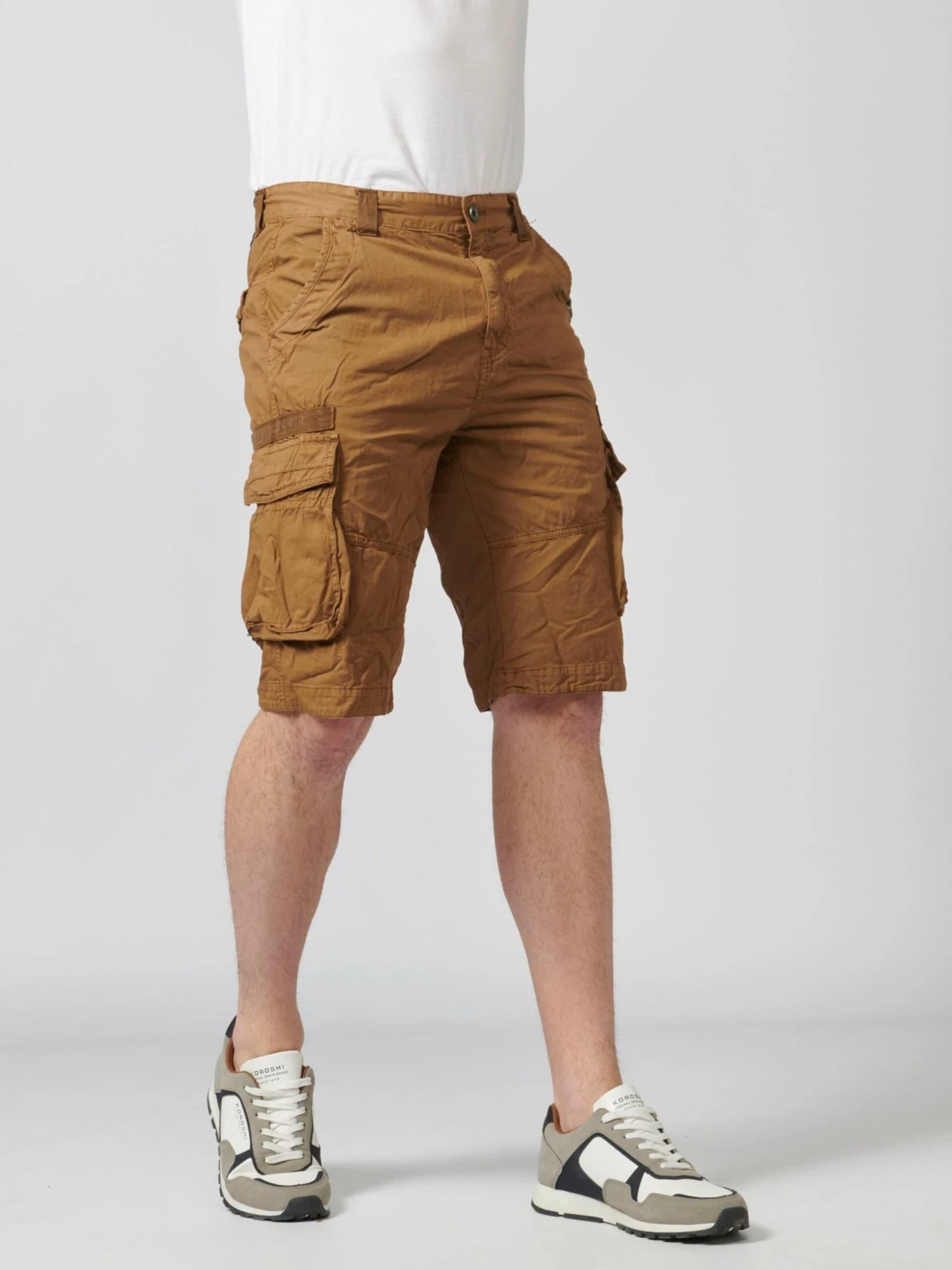 Koroshi Cargoshorts Regular Cargojeans Mænd Brun - Billede 2