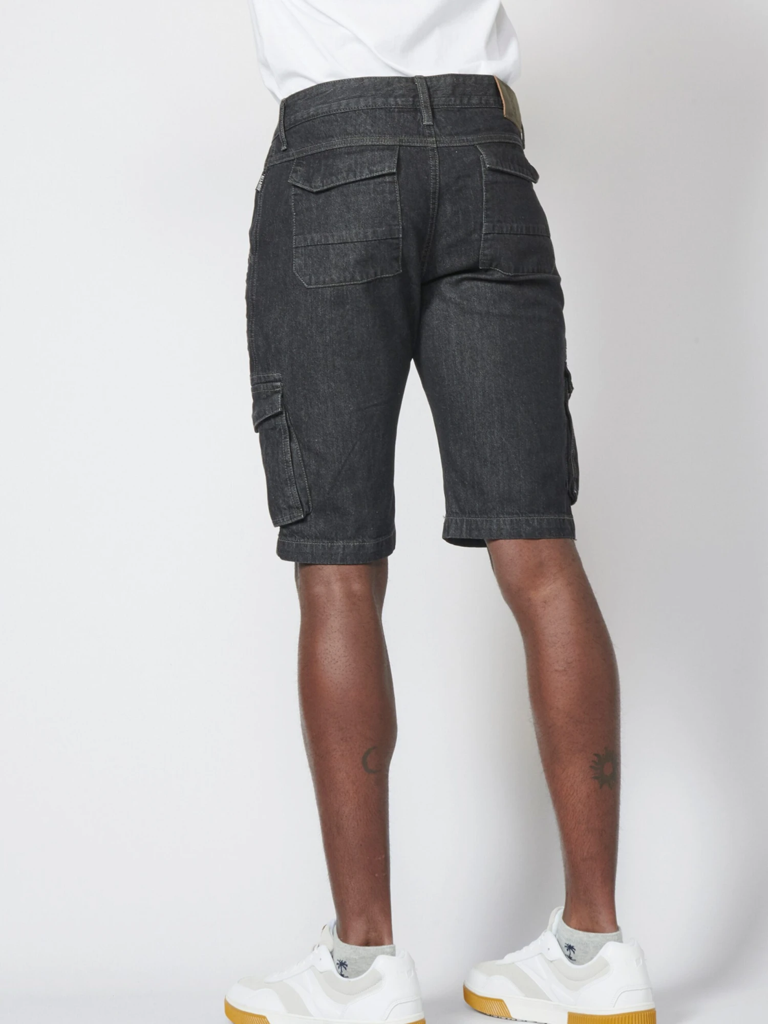 Koroshi Cargoshorts Regular Cargojeans Mænd Sort - Billede 5