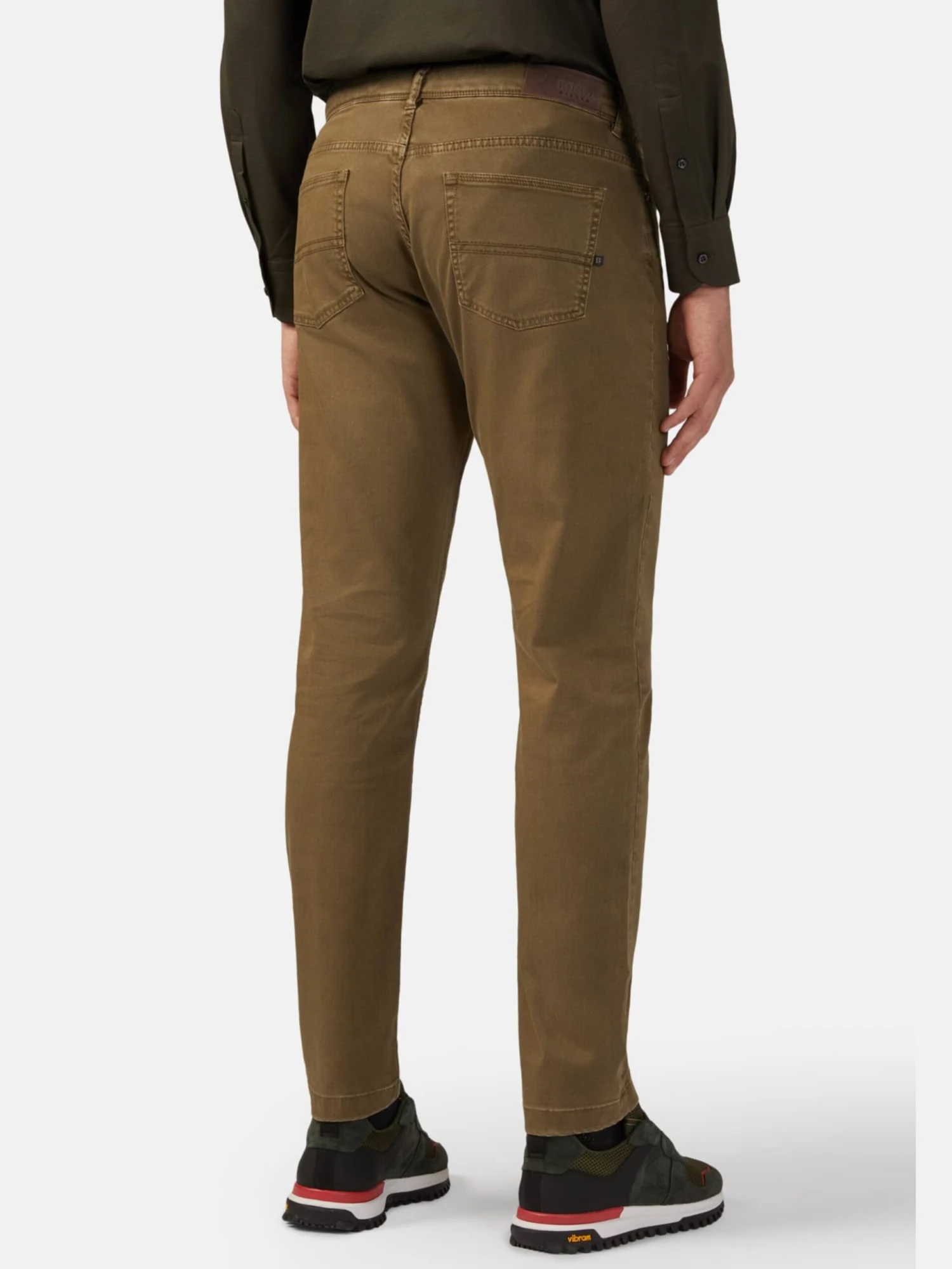 Straight Leg Regular Jeans Mænd Khaki - Billede 4