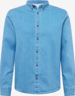 Kronstadt Denimskjorter Regular Fit Skjorte Johan Mænd Blå