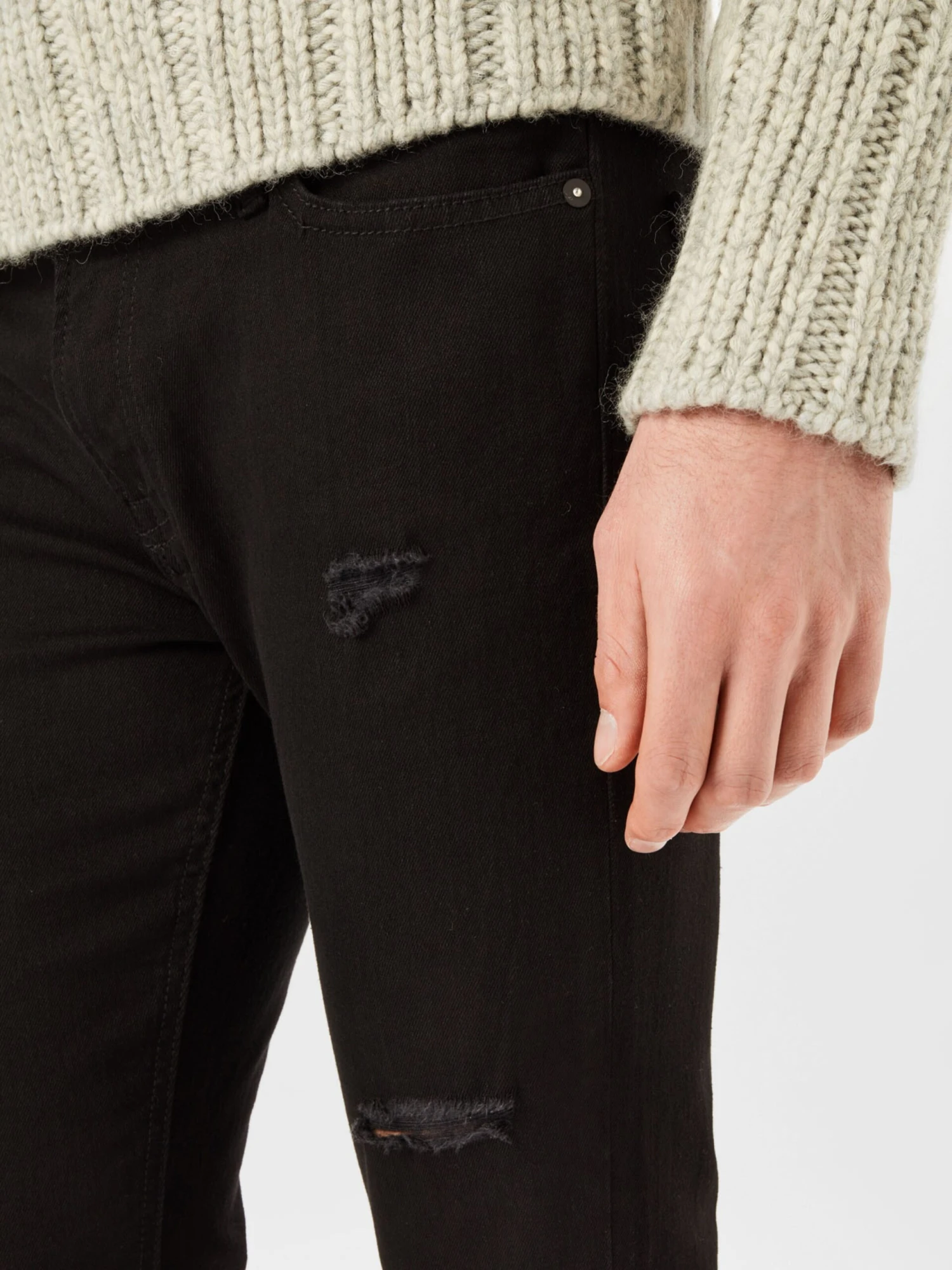 Jack & Jones Skinny Fit Skinny Jeans Liam Mænd Sort - Billede 2
